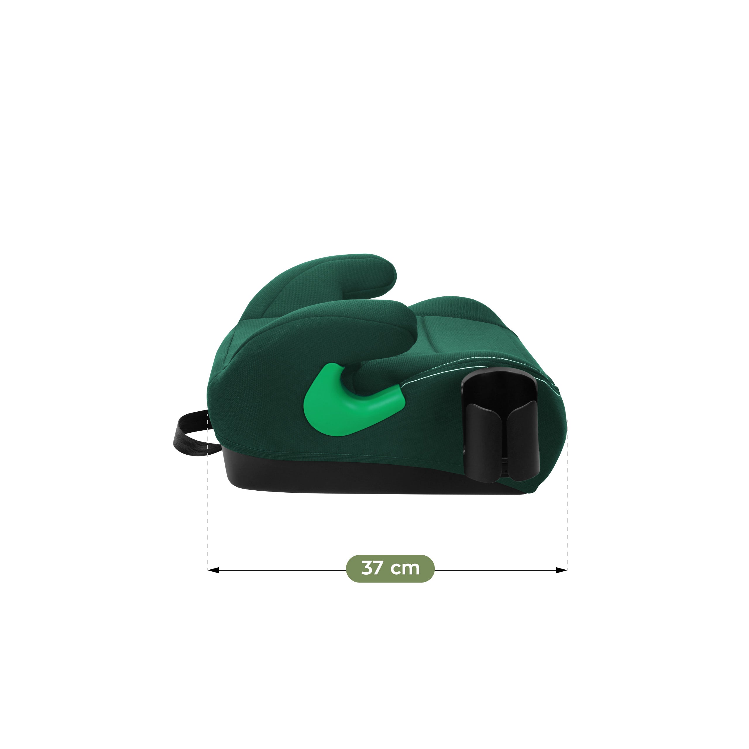 Silla de coche con base Tulano Cabby 25 Green, 125-150 cm, I-Size