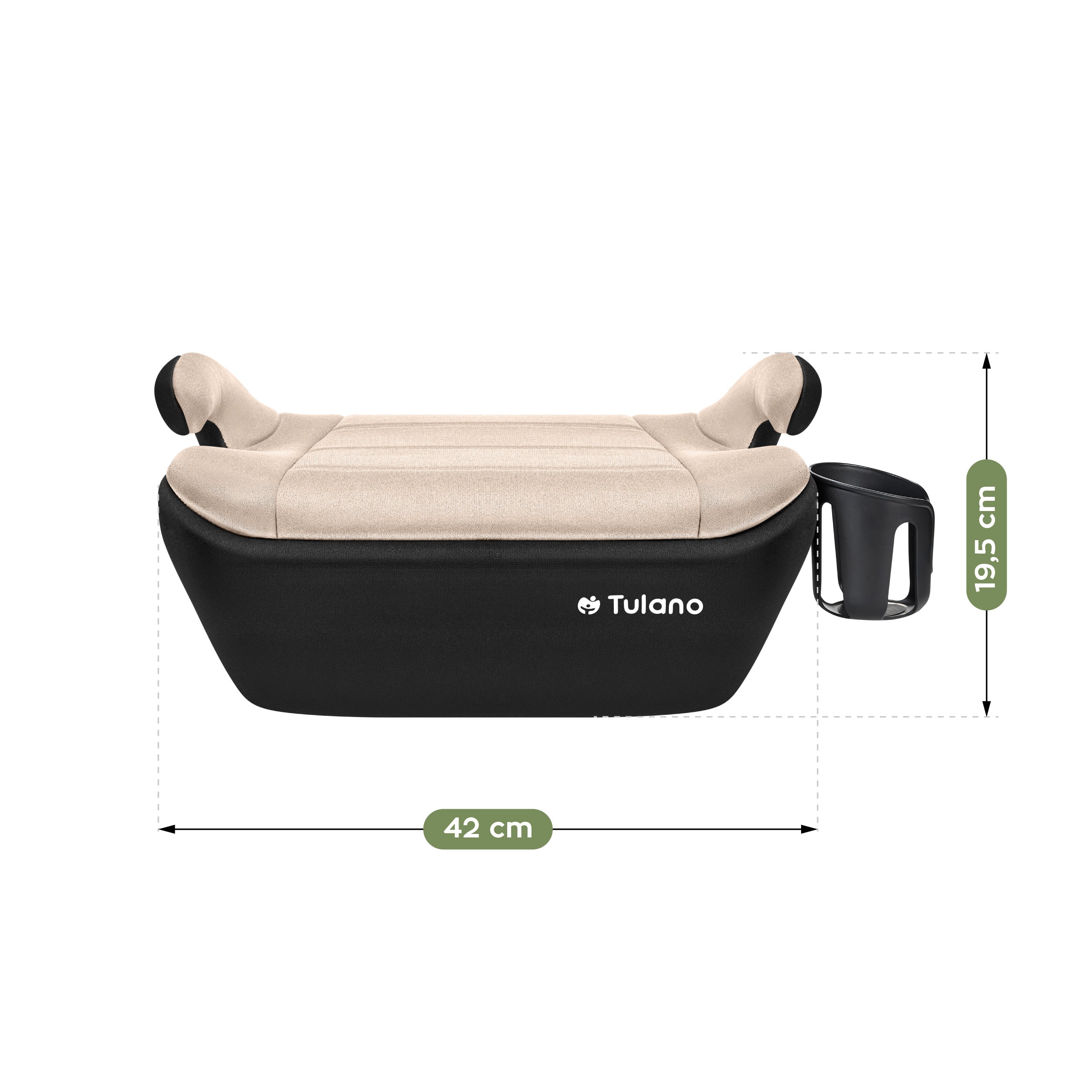 Silla de coche con base Tulano Cabby 30 Beige-Black