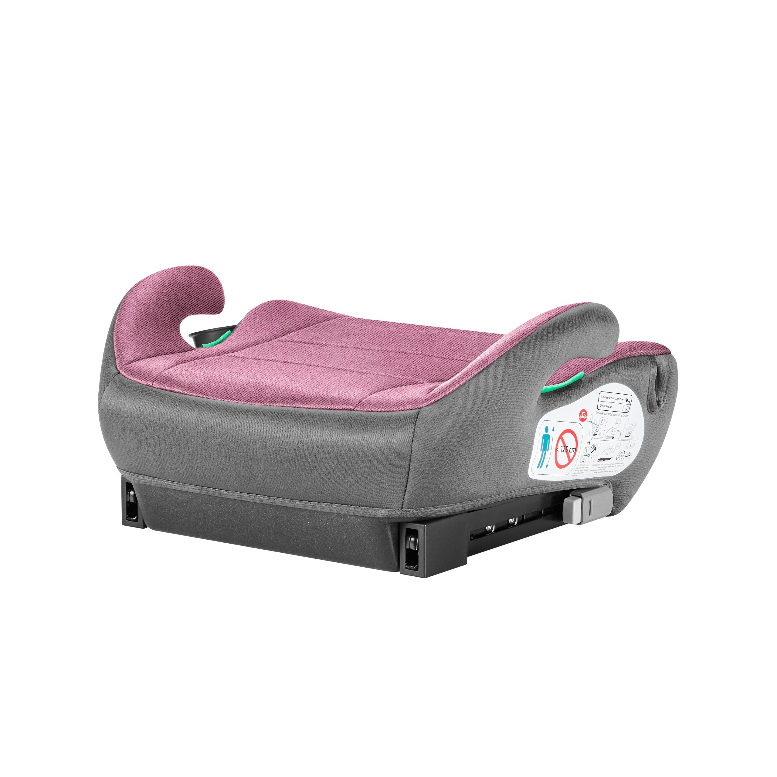 Silla de coche con base Tulano Cabby 30 rosa-gris