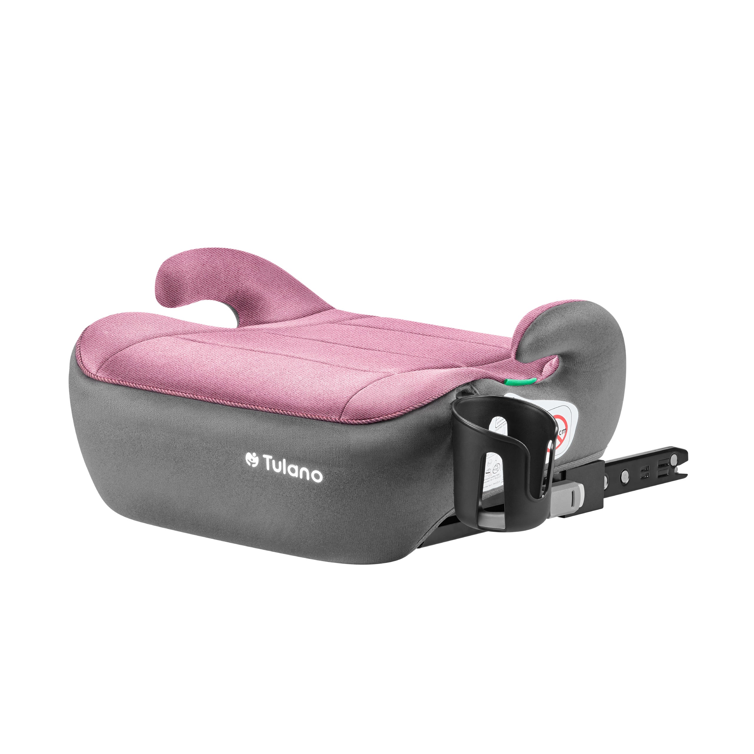 Silla de coche con base Tulano Cabby 30 rosa-gris