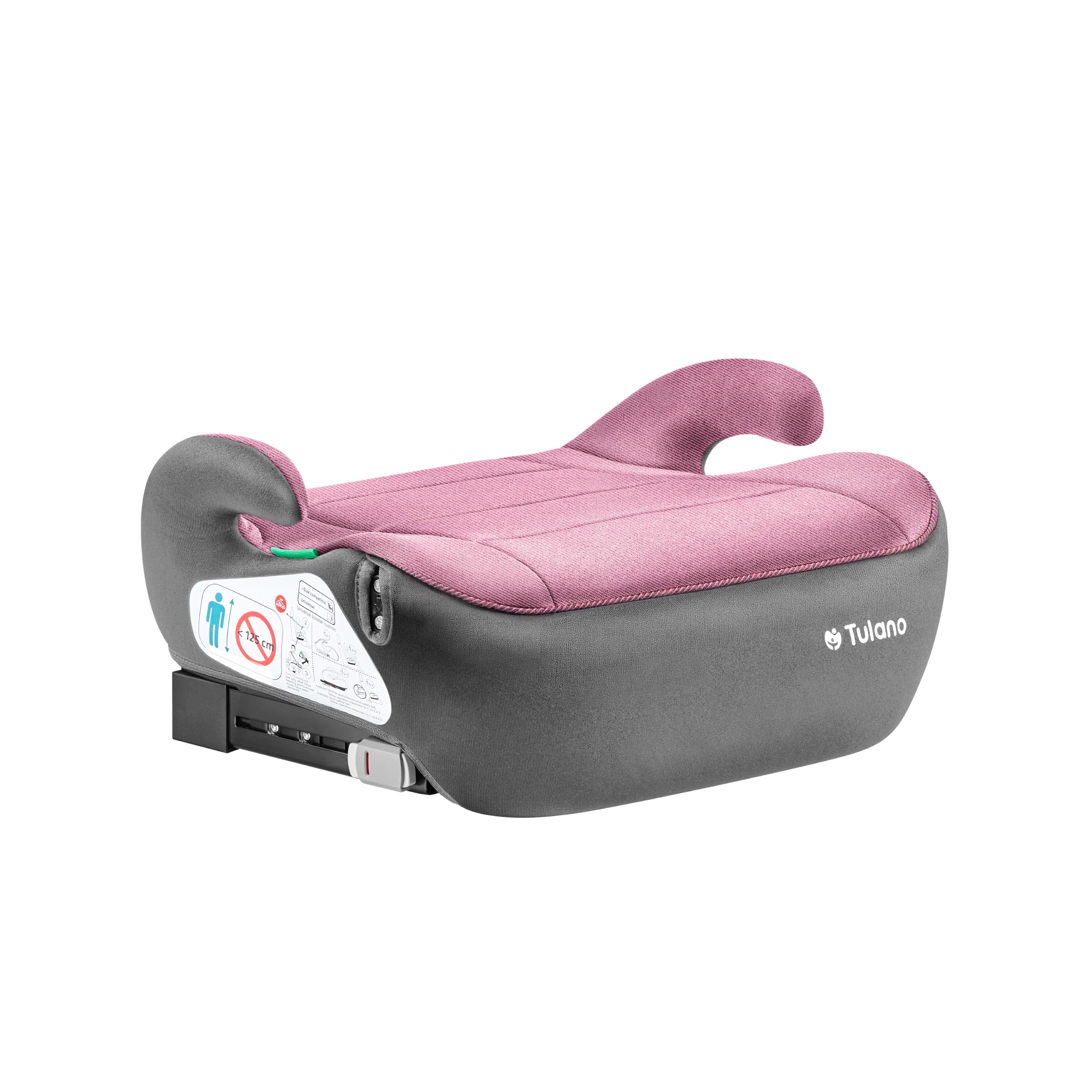 Silla de coche con base Tulano Cabby 30 rosa-gris