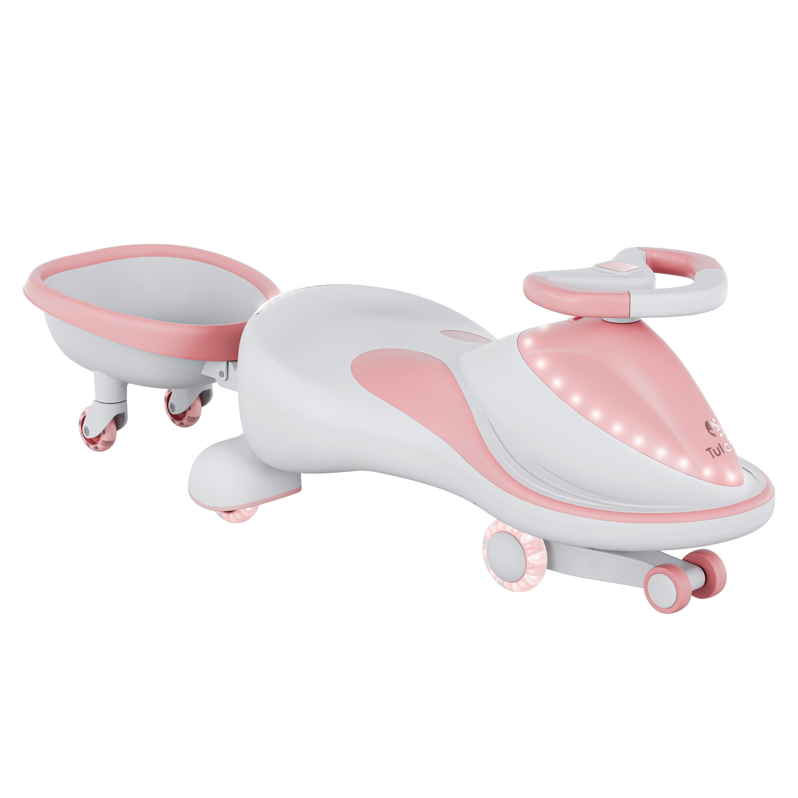 Cochecito infantil por gravedad con luces LED Tulano Focus 55 Pink