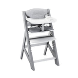 Trona de madera Tulano Morsel 40 Gris-Blanco