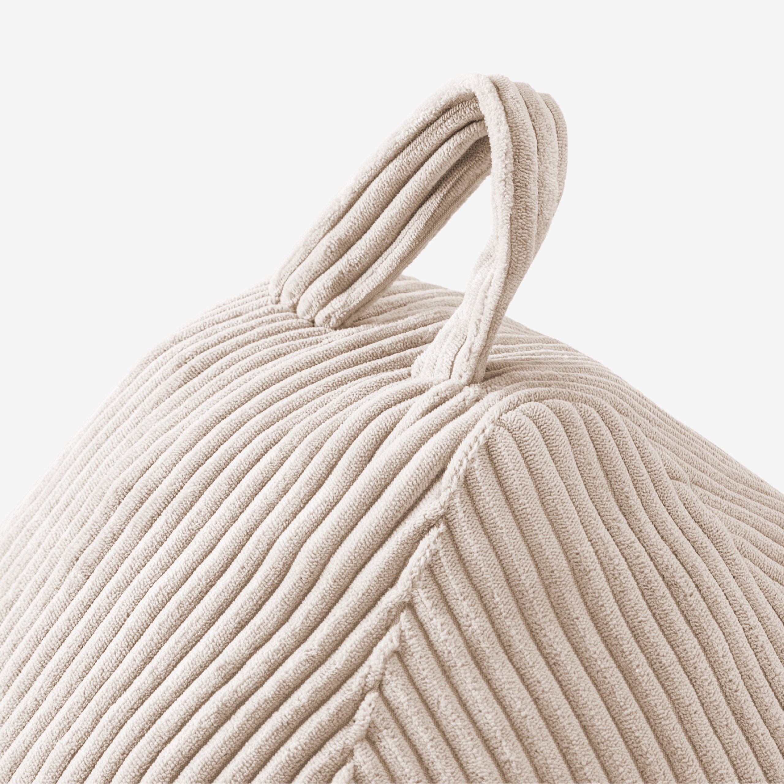 Puf tipo saco de pana beige Mark Adler Comfy 1.0 Beige