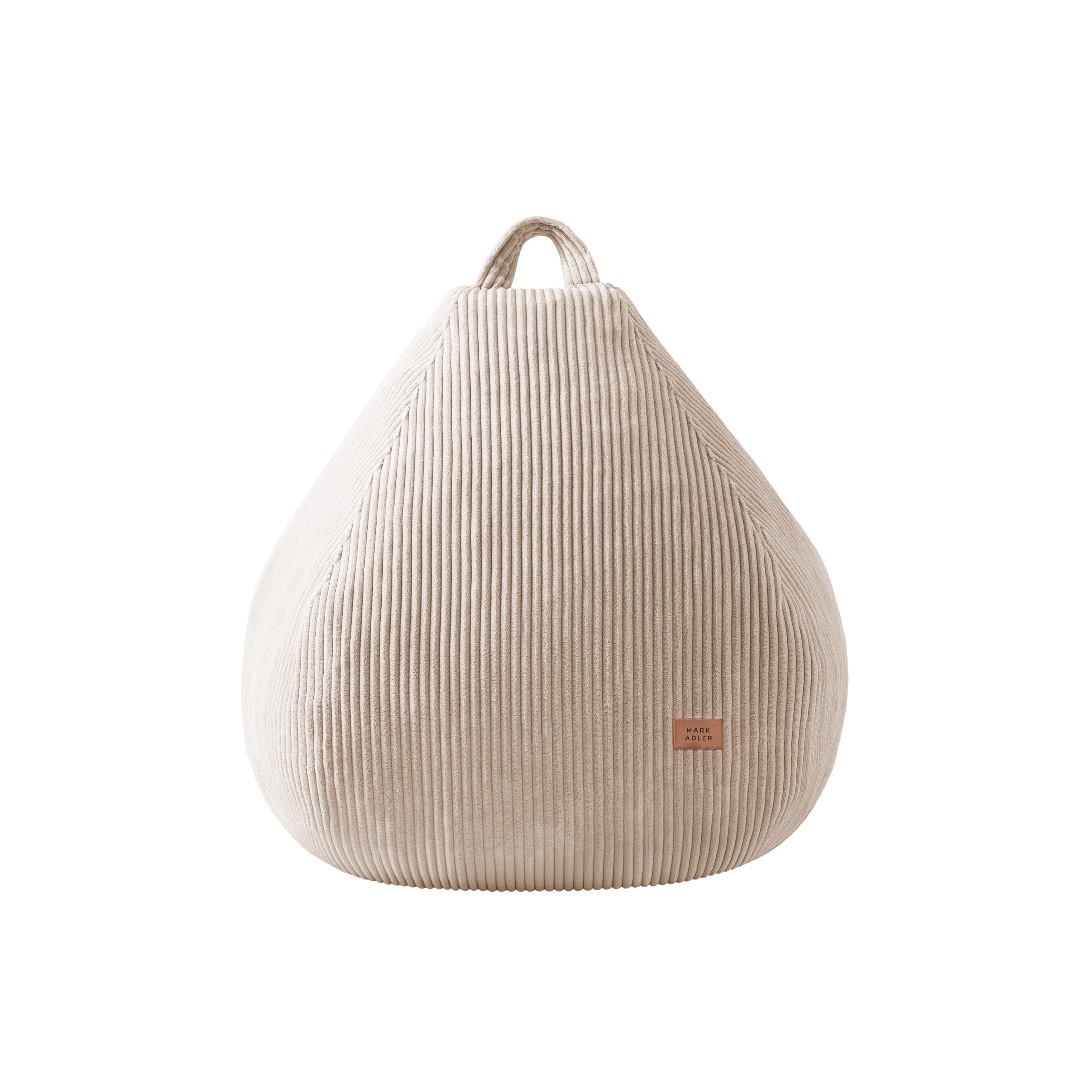 Puf tipo saco de pana beige Mark Adler Comfy 1.0 Beige