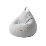 Puf tipo saco de pana gris Mark Adler Comfy 1.0 Grey