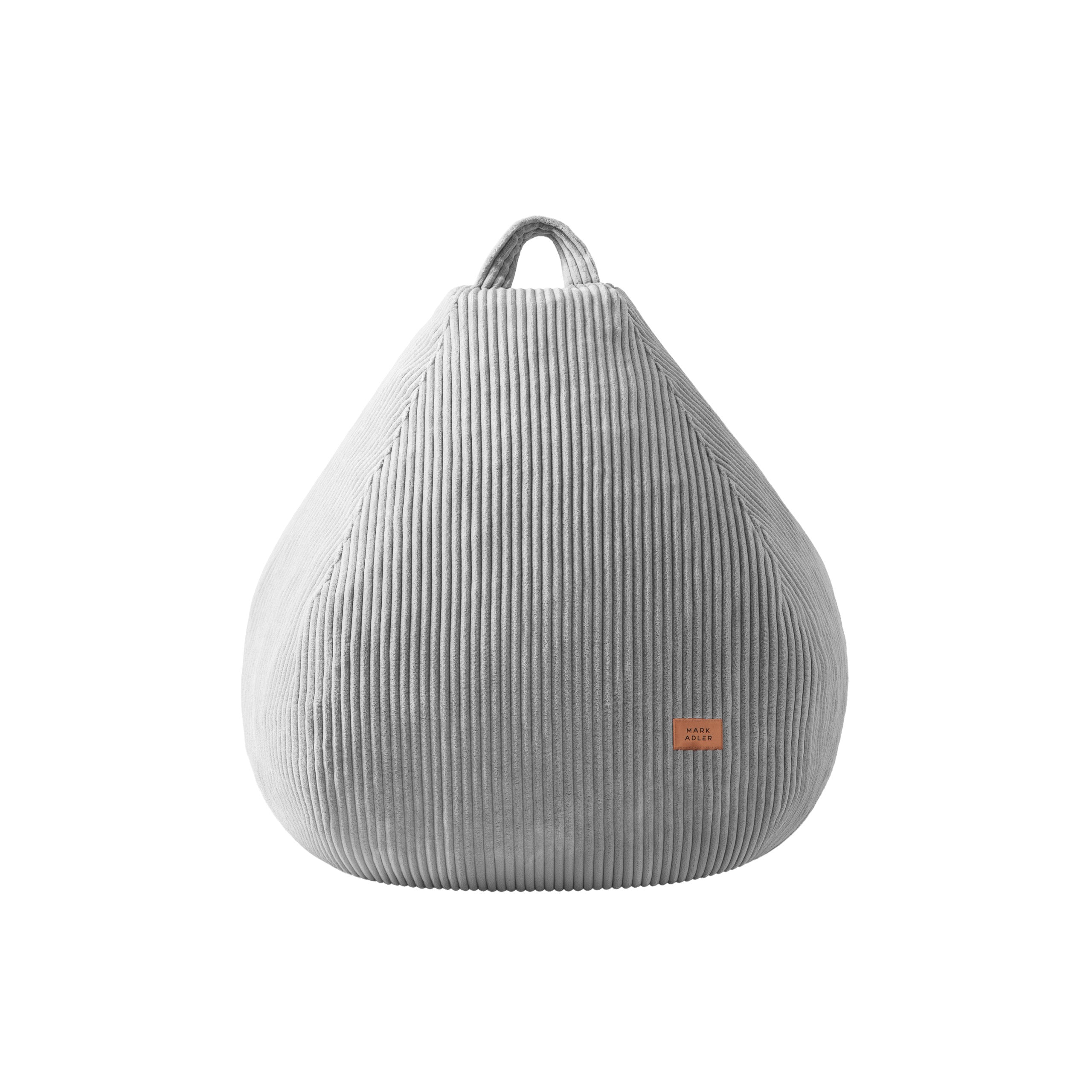 Puf tipo saco de pana gris Mark Adler Comfy 1.0 Grey