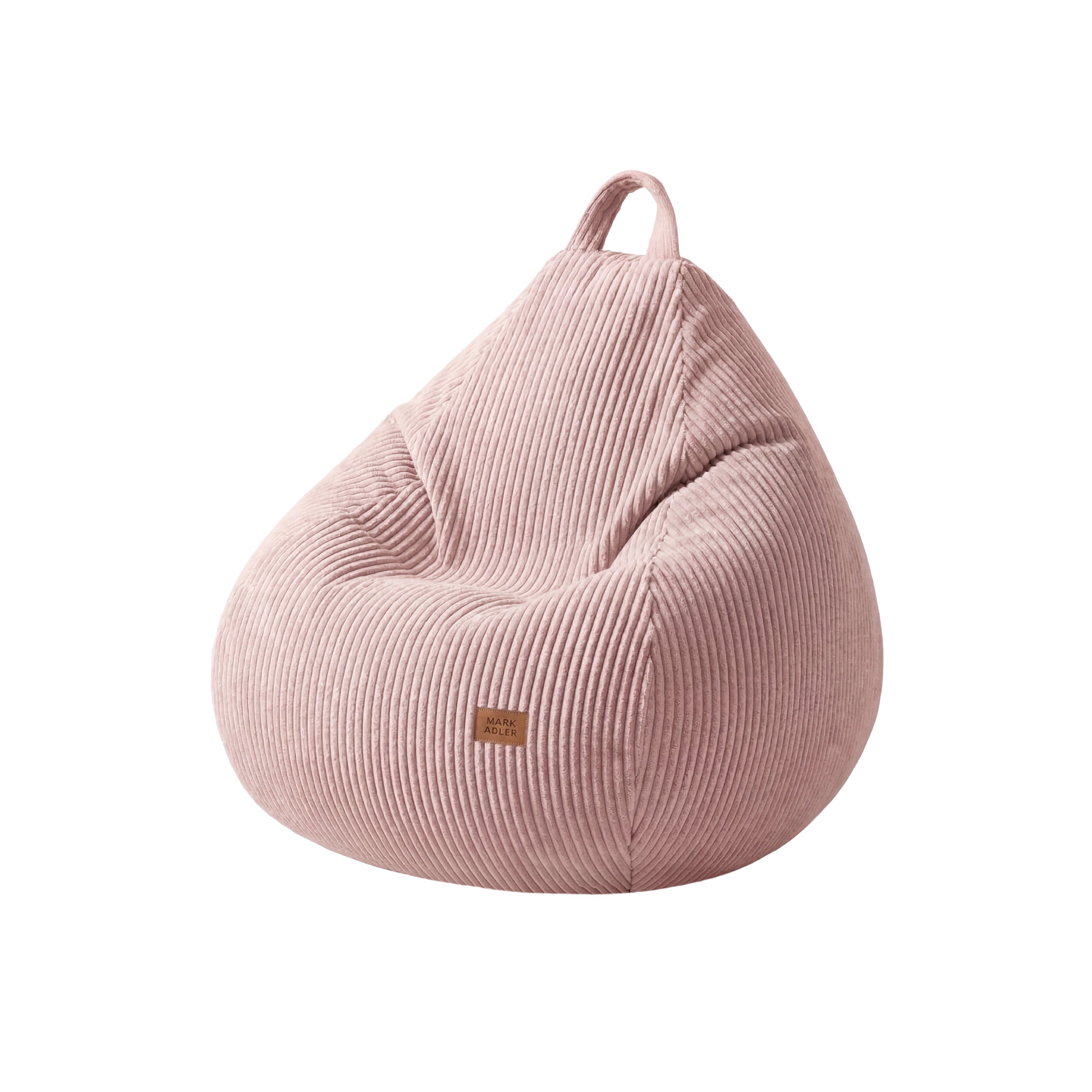 Puf tipo saco de pana gris Mark Adler Comfy 1.0 Pink
