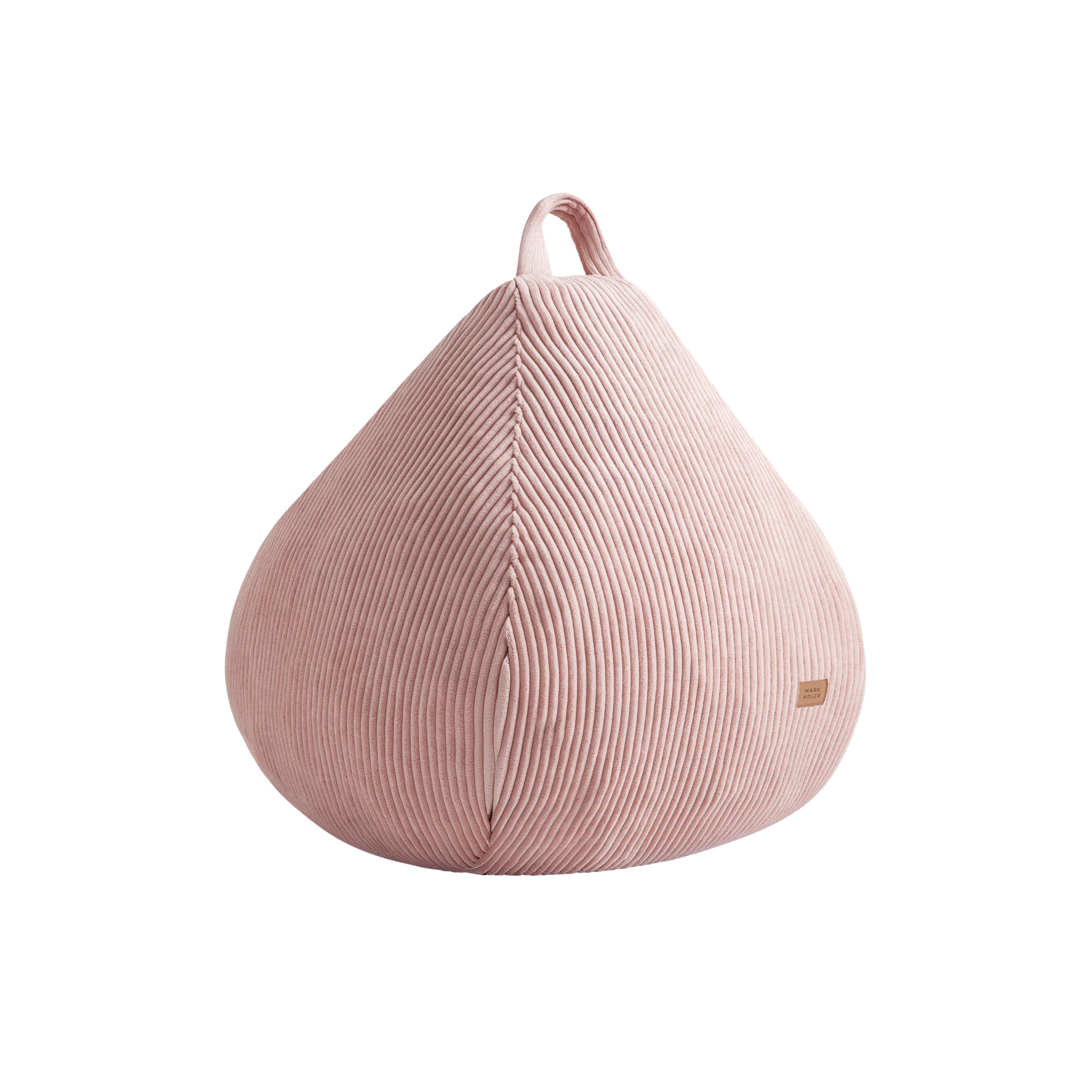 Puf tipo saco de pana gris Mark Adler Comfy 1.0 Pink