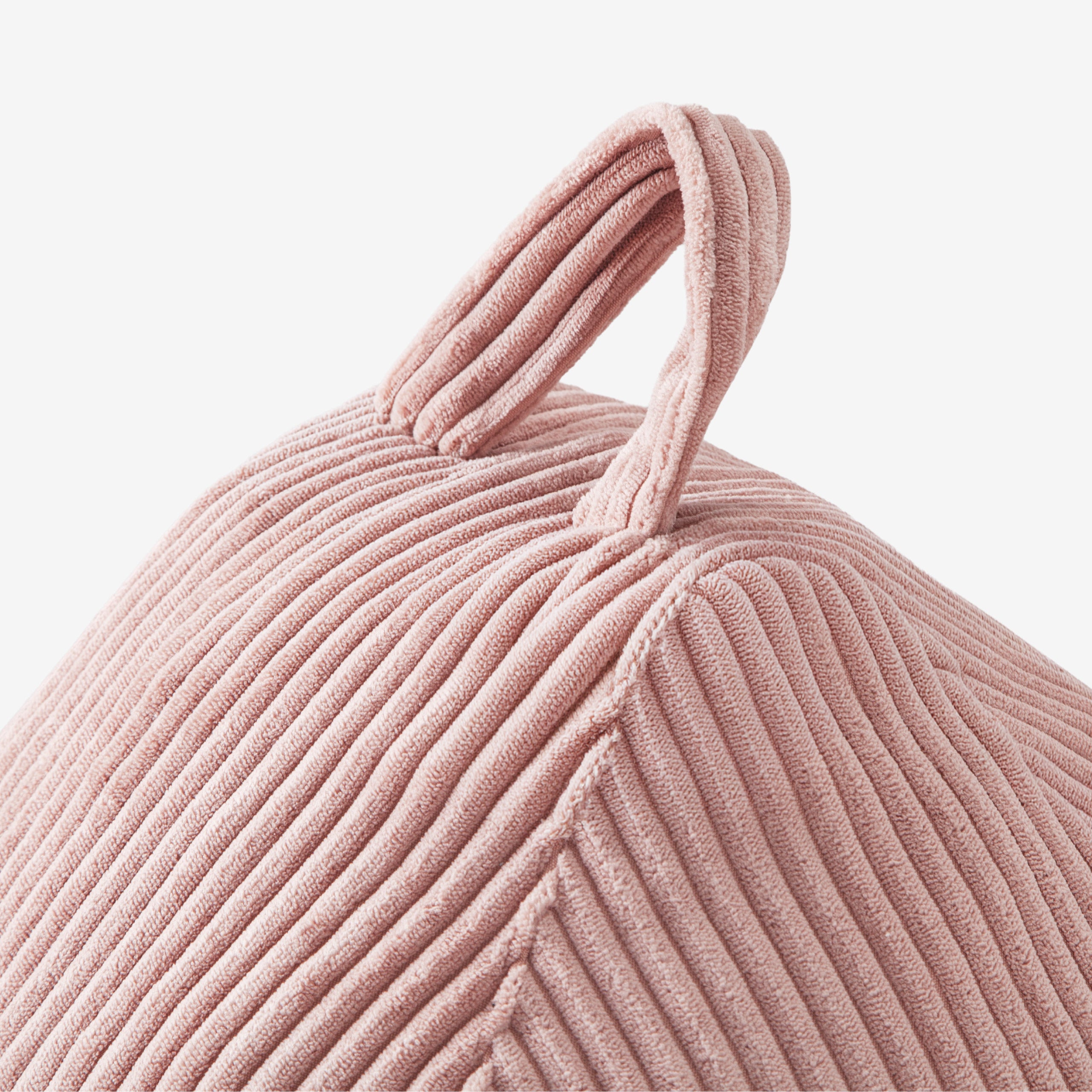 Puf tipo saco de pana gris Mark Adler Comfy 1.0 Pink