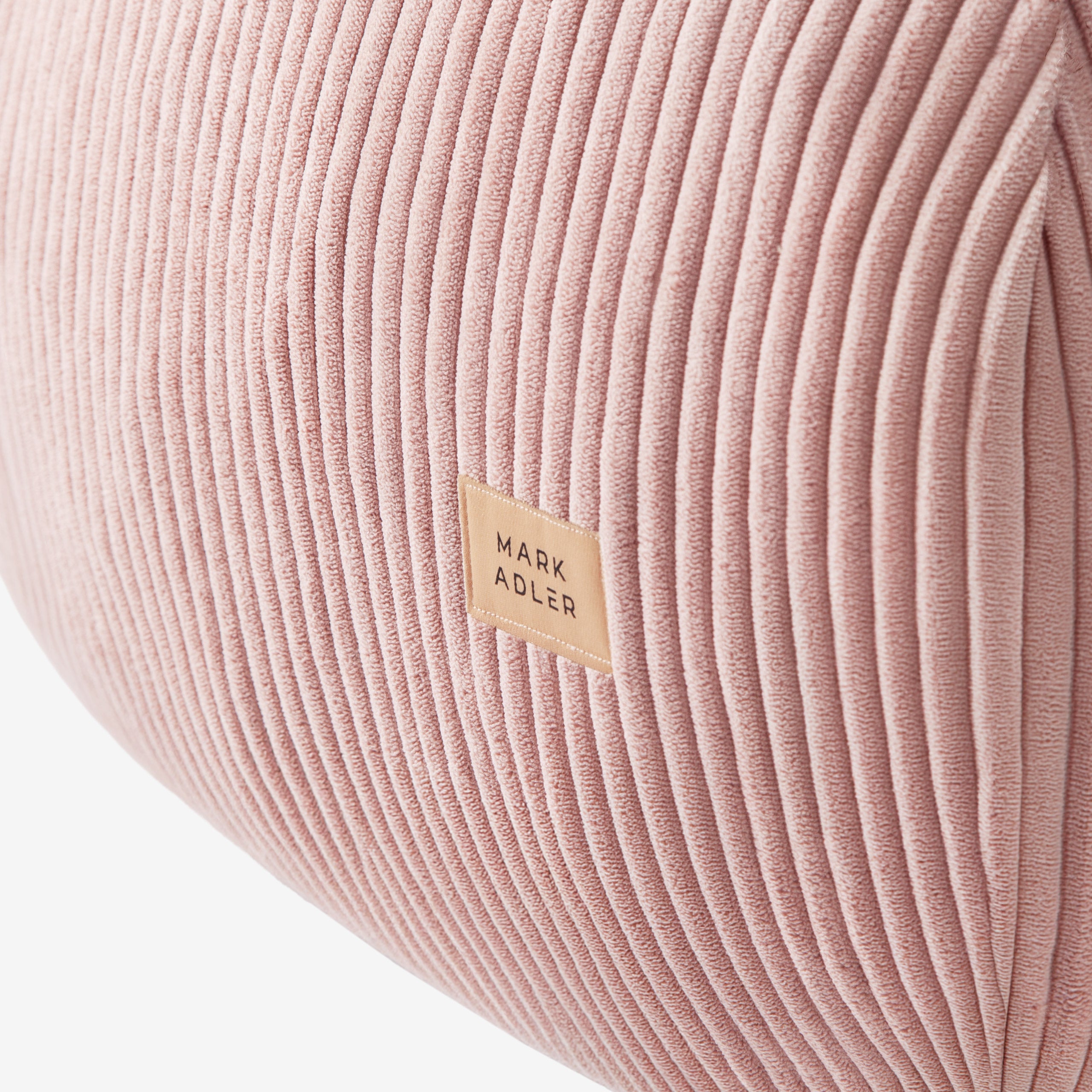 Puf tipo saco de pana gris Mark Adler Comfy 1.0 Pink