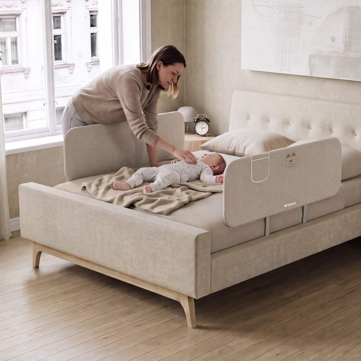 Barrera de cama para niños Tulano Cover 50 Beige