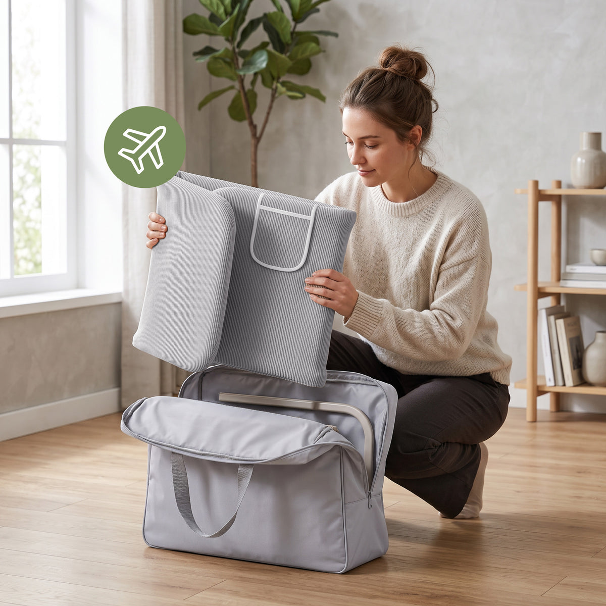 Barrera de seguridad para cama 120 cm Cover 50 Grey