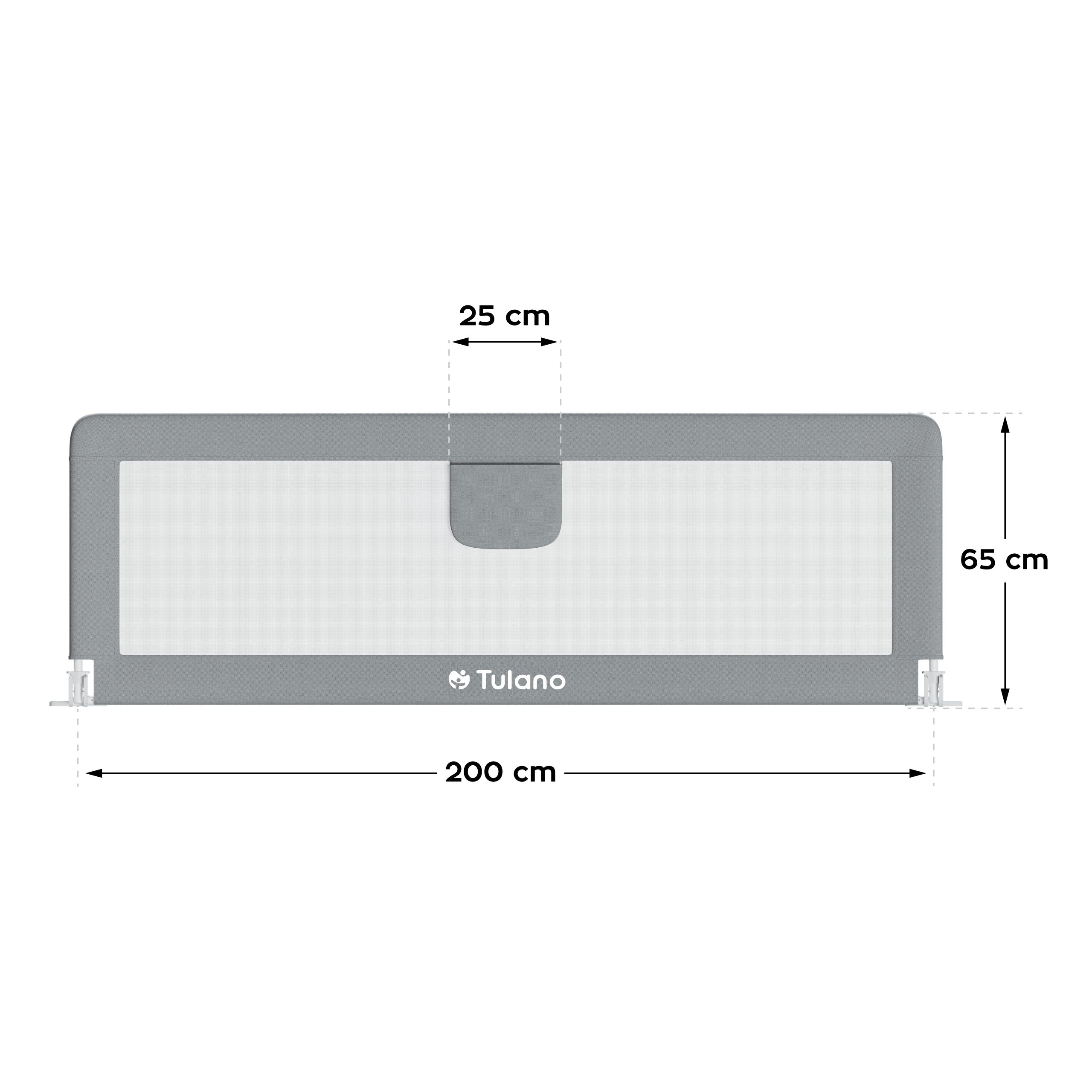 Barandilla de seguridad para cama de 200 cm Tulano Cover 20