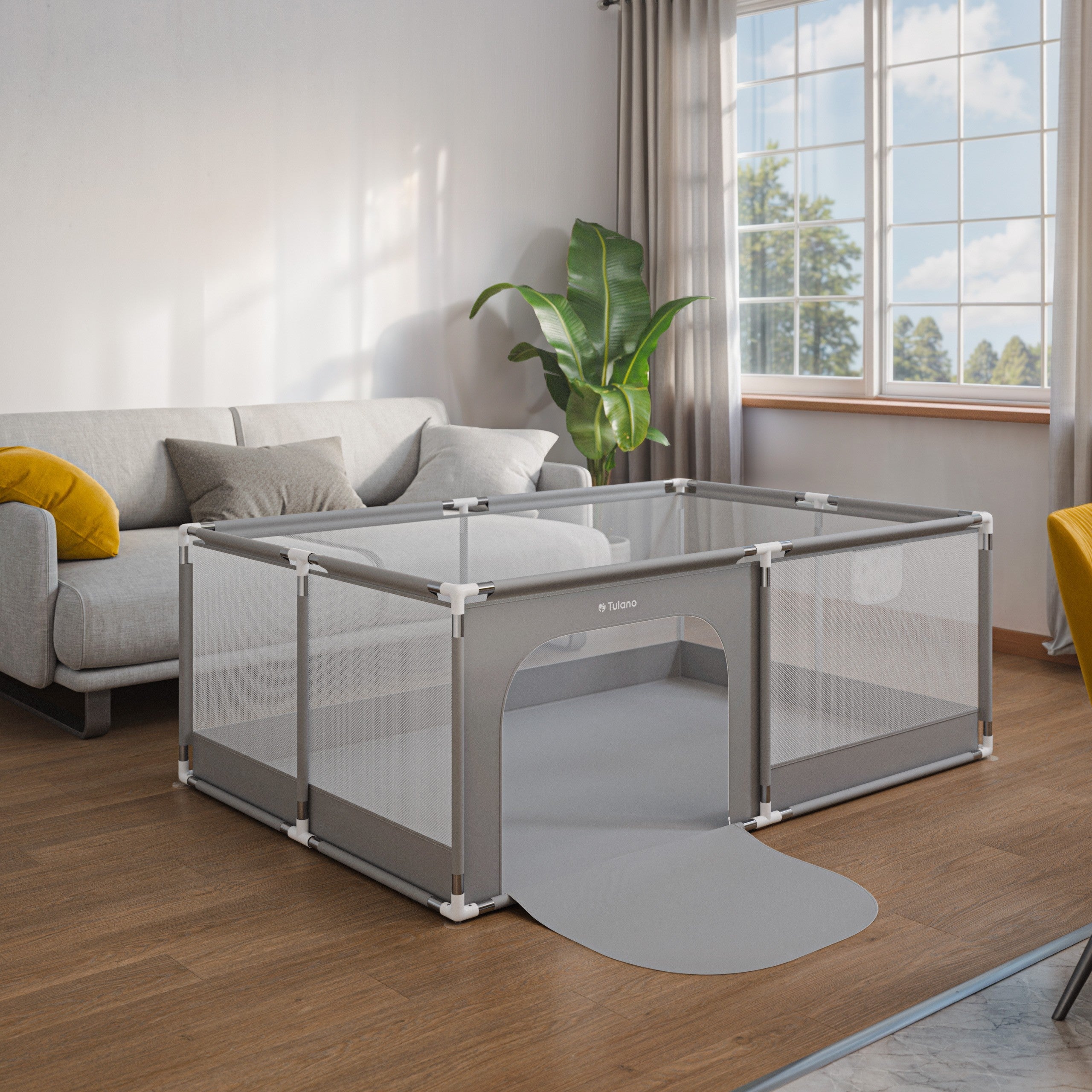 OUTLET Cuna de viaje Tulano Cozy 22 Grey - 180 cm
