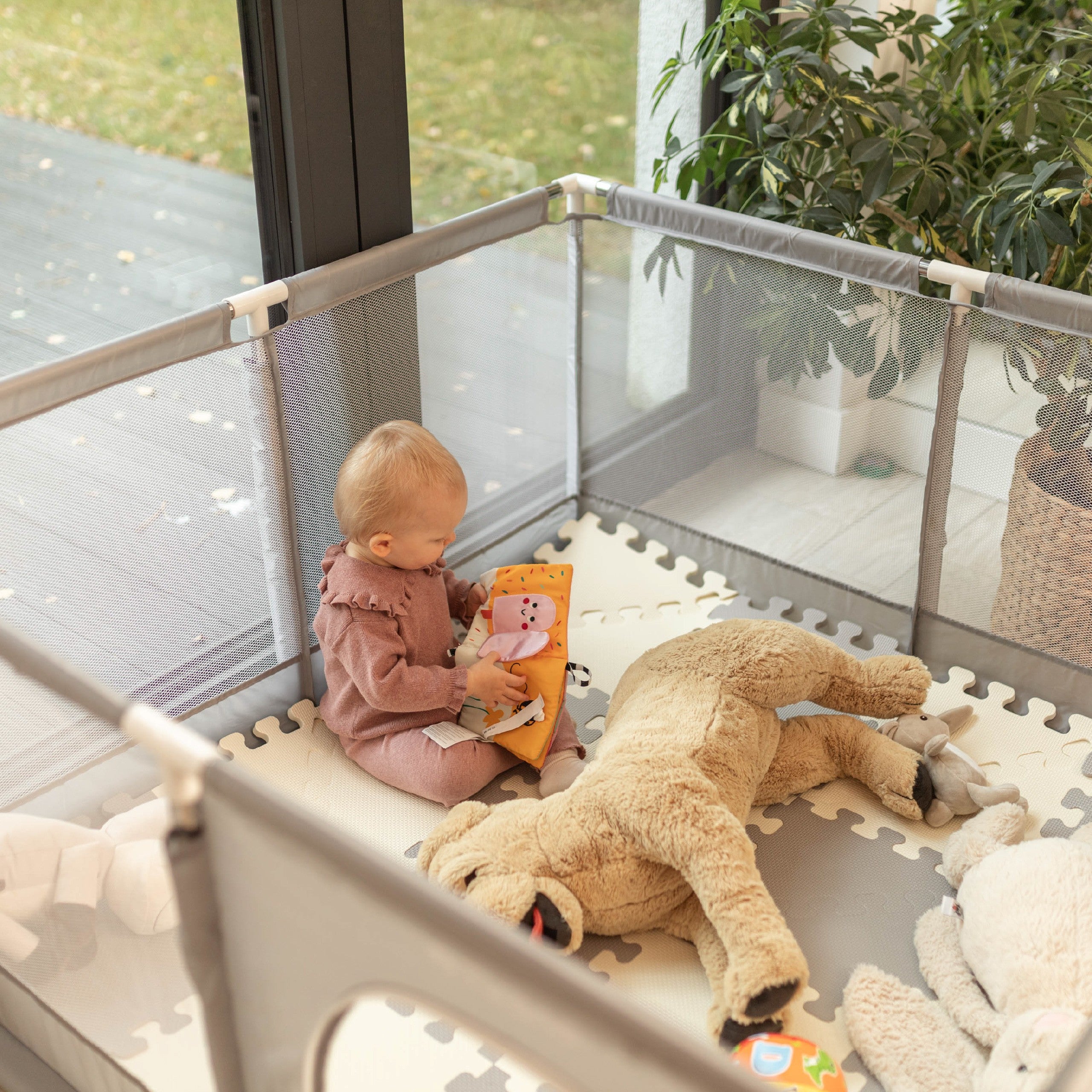 Parque infantil Tulano Cozy 20 Beige - 130 cm