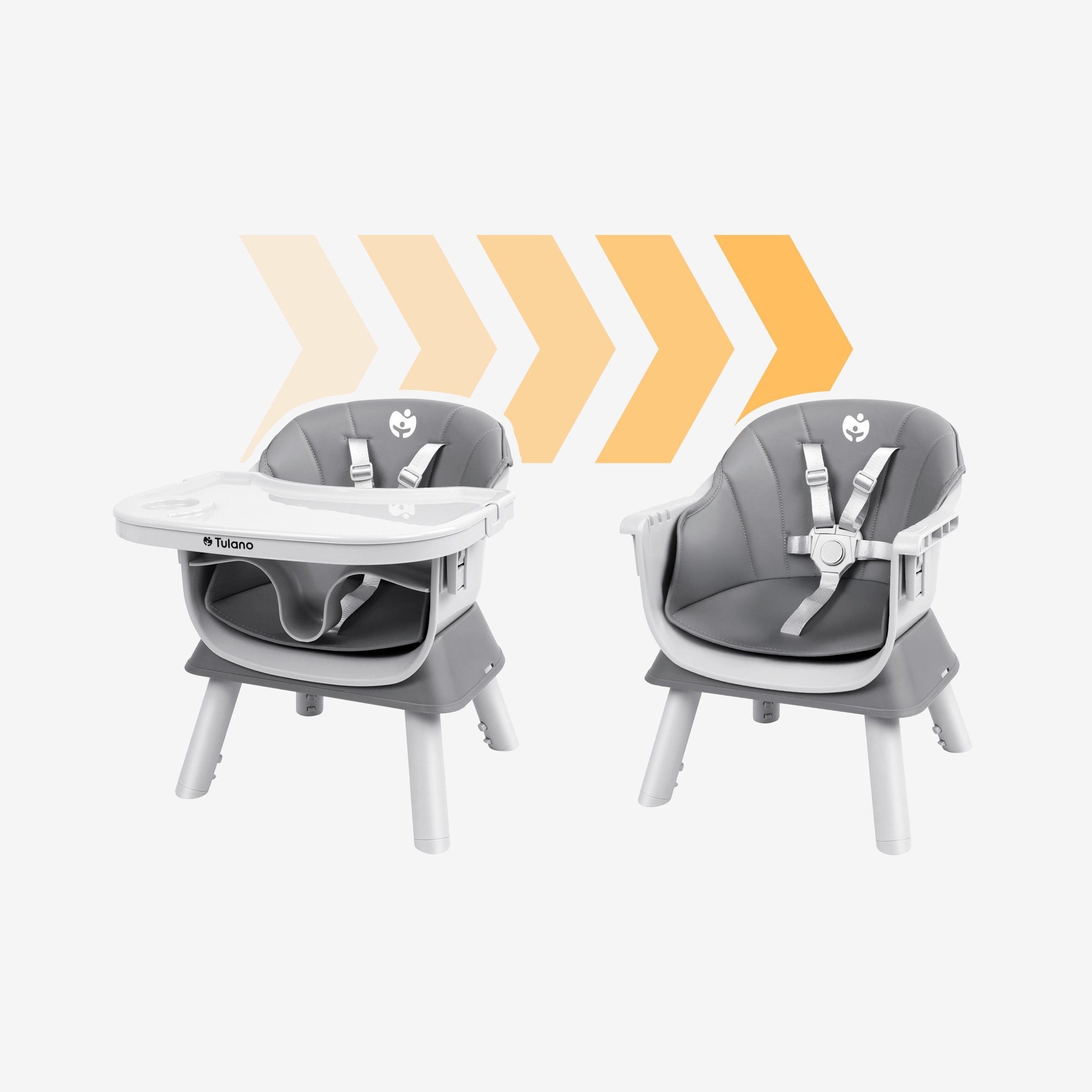 OUTLET Trona de plástico 9 en 1 Tulano Morsel 50 Grey