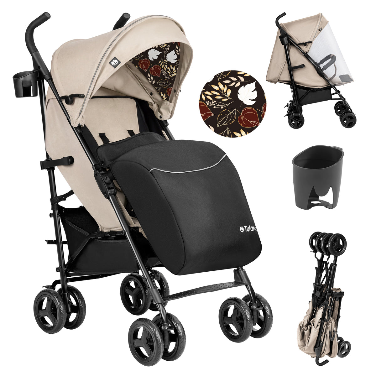 Cochecito Tulano Davos 35 Beige