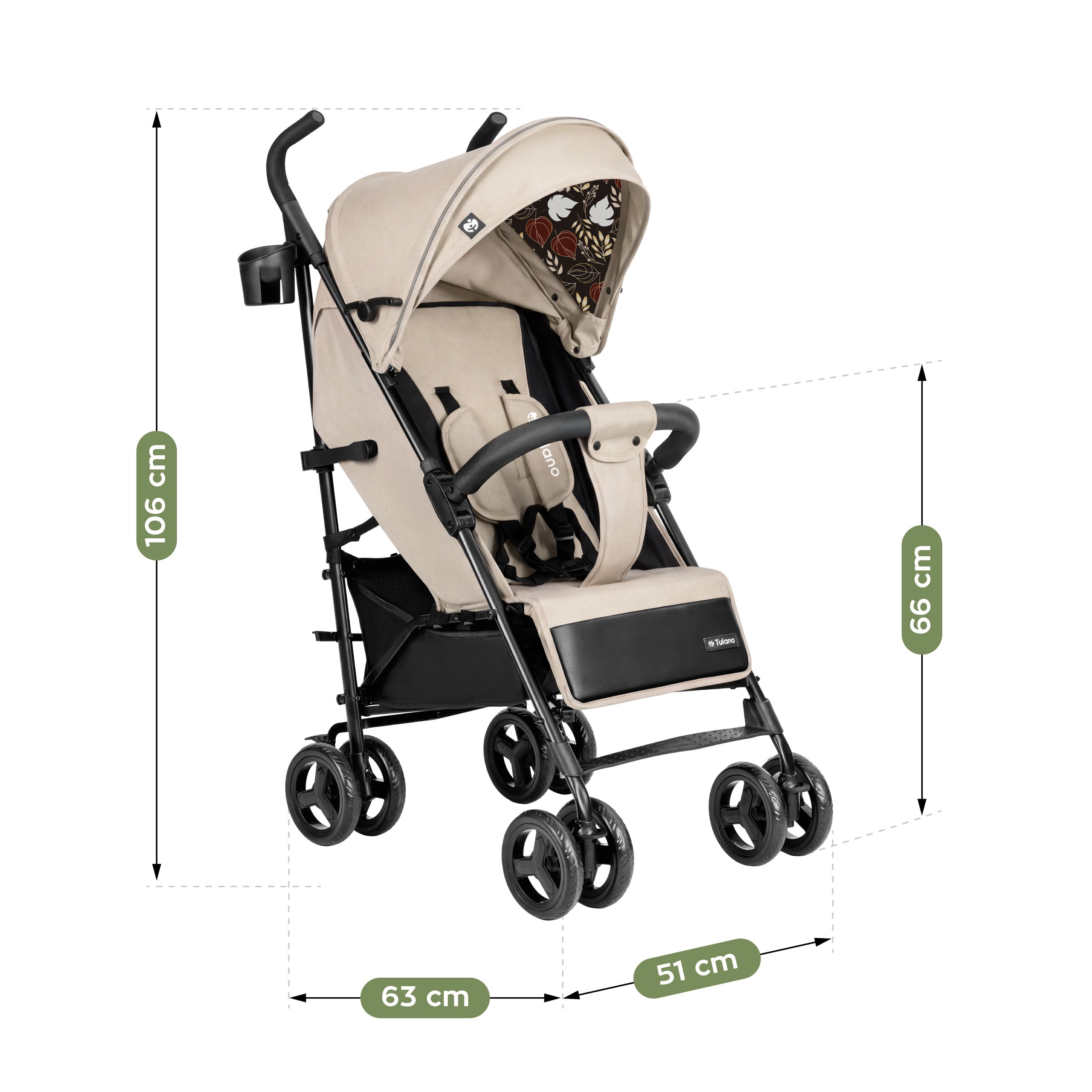 Cochecito Tulano Davos 35 Beige