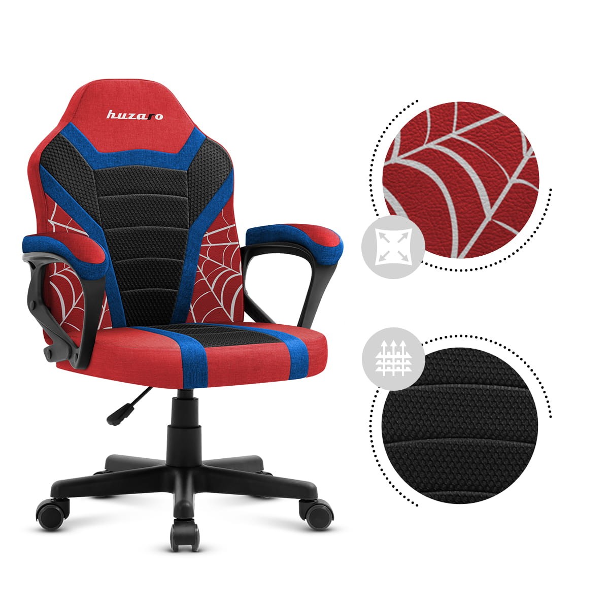 OUTLET Sillón gaming para niños Huzaro Ranger 1.0 Spider Mesh