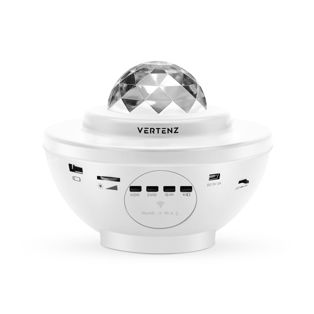 Proyector de estrellas VERTENZ Magic 10 White