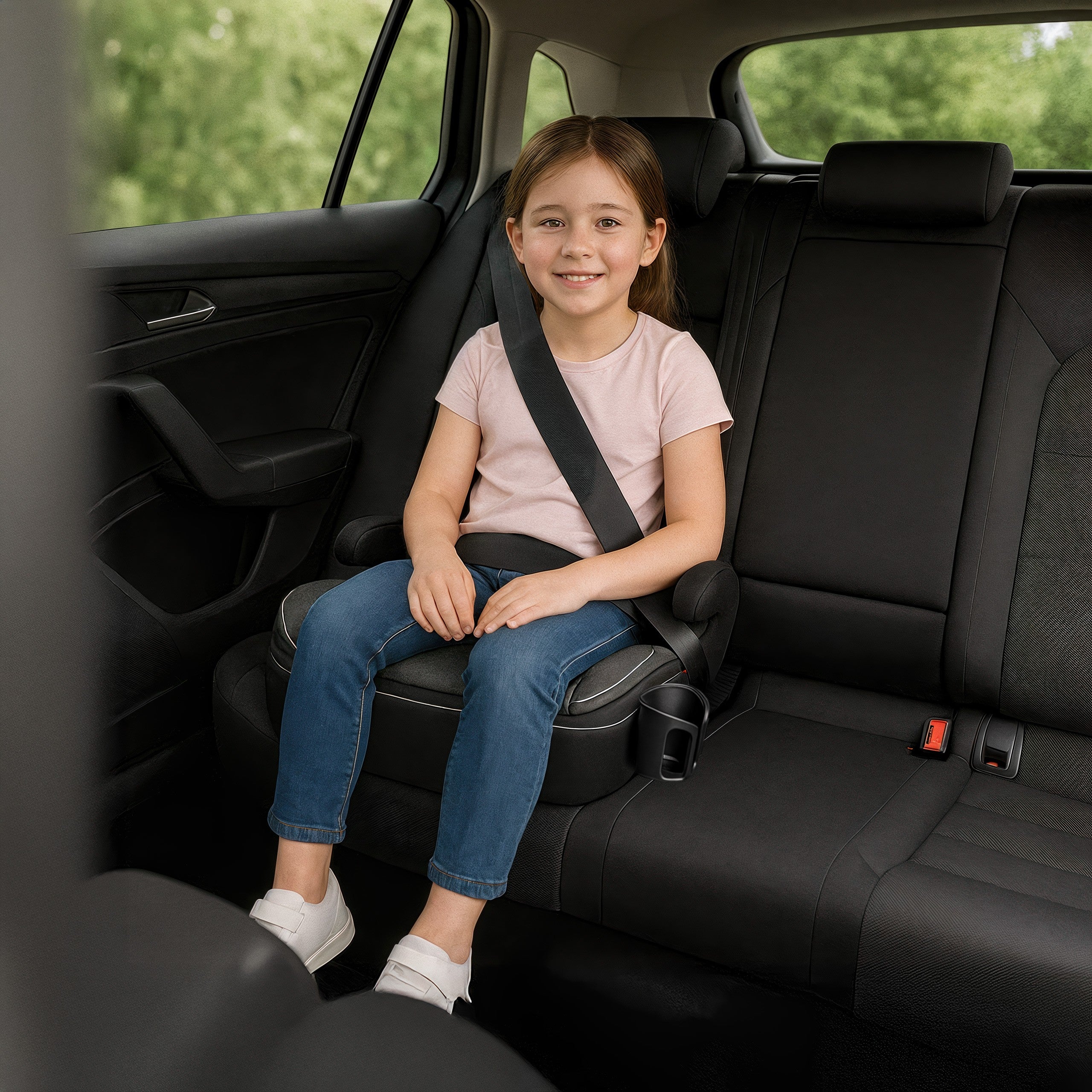 Silla de coche con base Tulano Cabby 30 Grey, 125-150 cm, I-Size