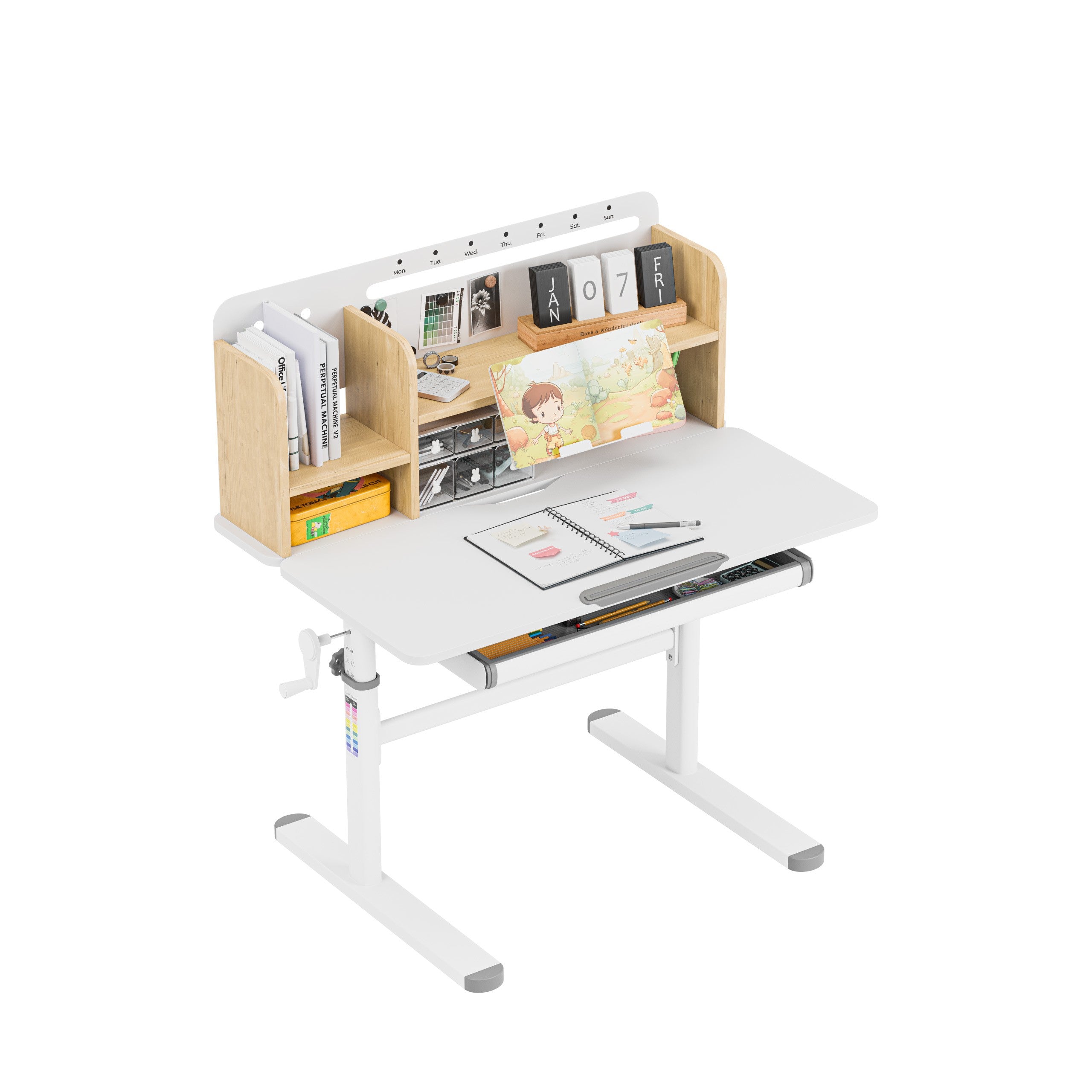 Escritorio ergonómico para niños Mark Adler Study 5.0 Wood 90 cm