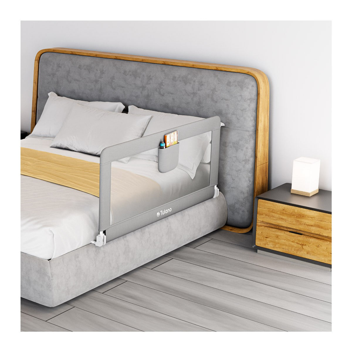 Barandilla de seguridad para cama de 150 cm Tulano Cover 15