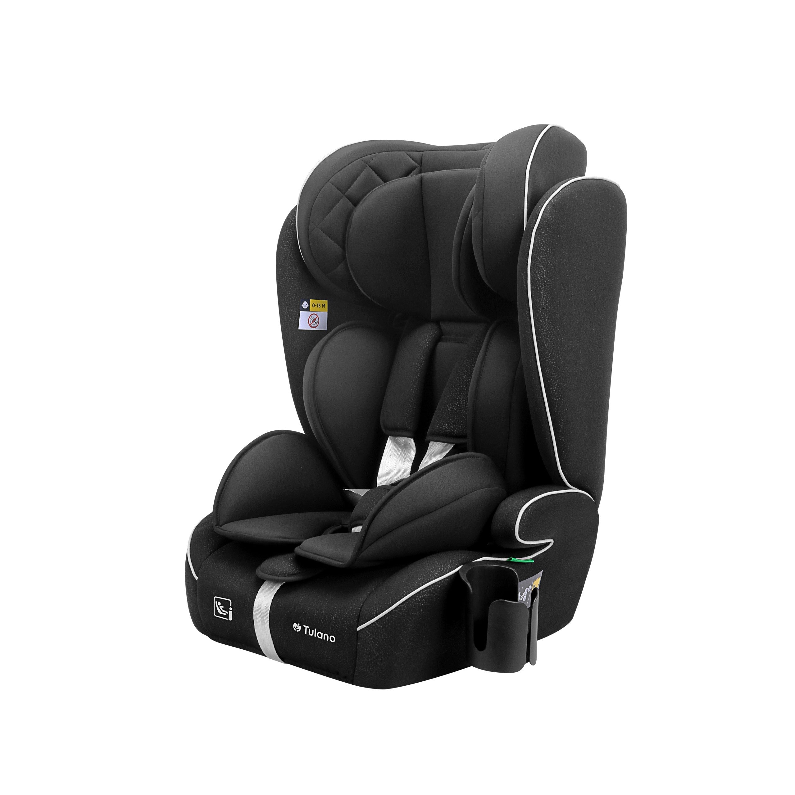 Silla de coche Tulano Zooma 25 Black 76-150 cm I-Size