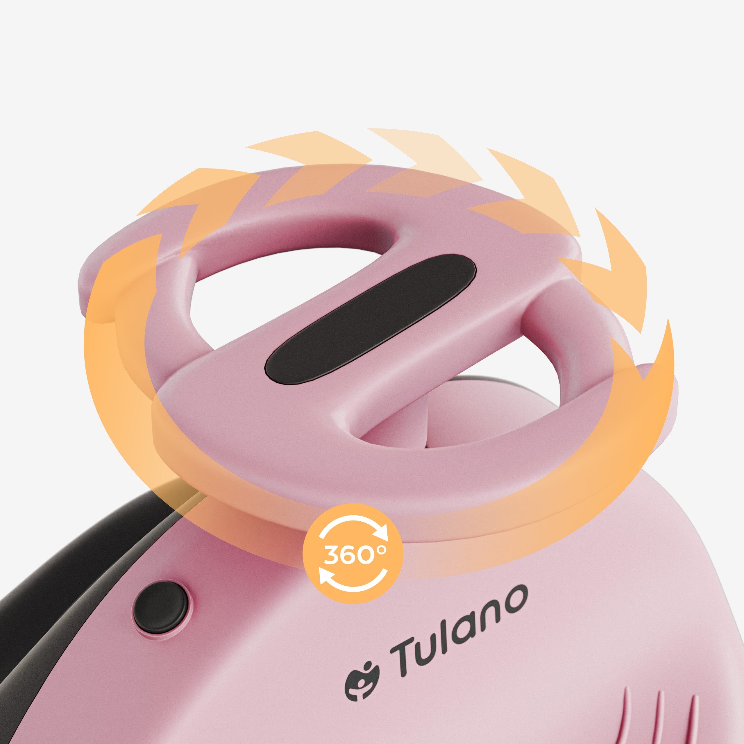 Cochecito infantil por gravedad con luces LED Tulano Focus 35 Pink