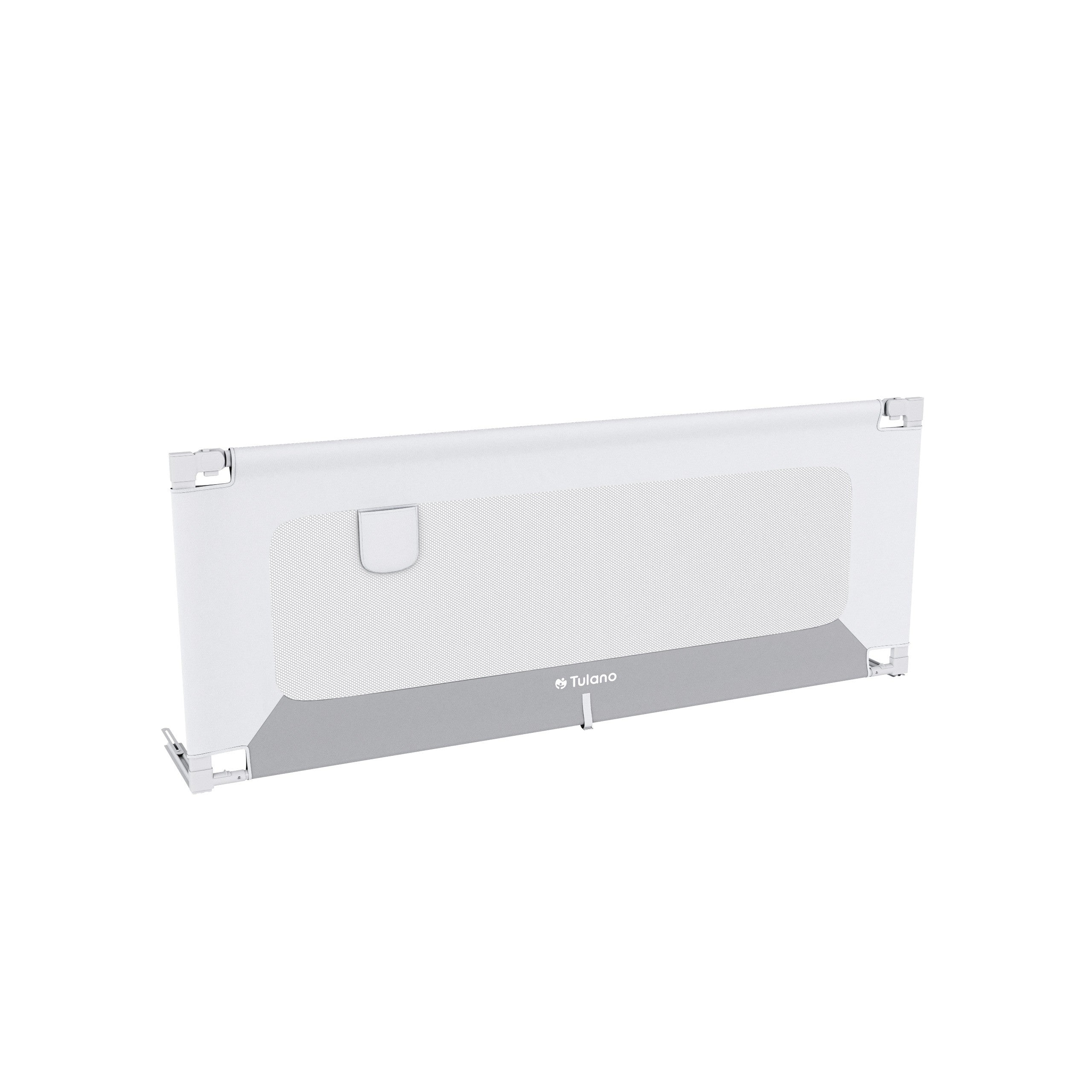 Barandilla de seguridad para cama de 180 cm Tulano Cover 48 Blanco-Gris