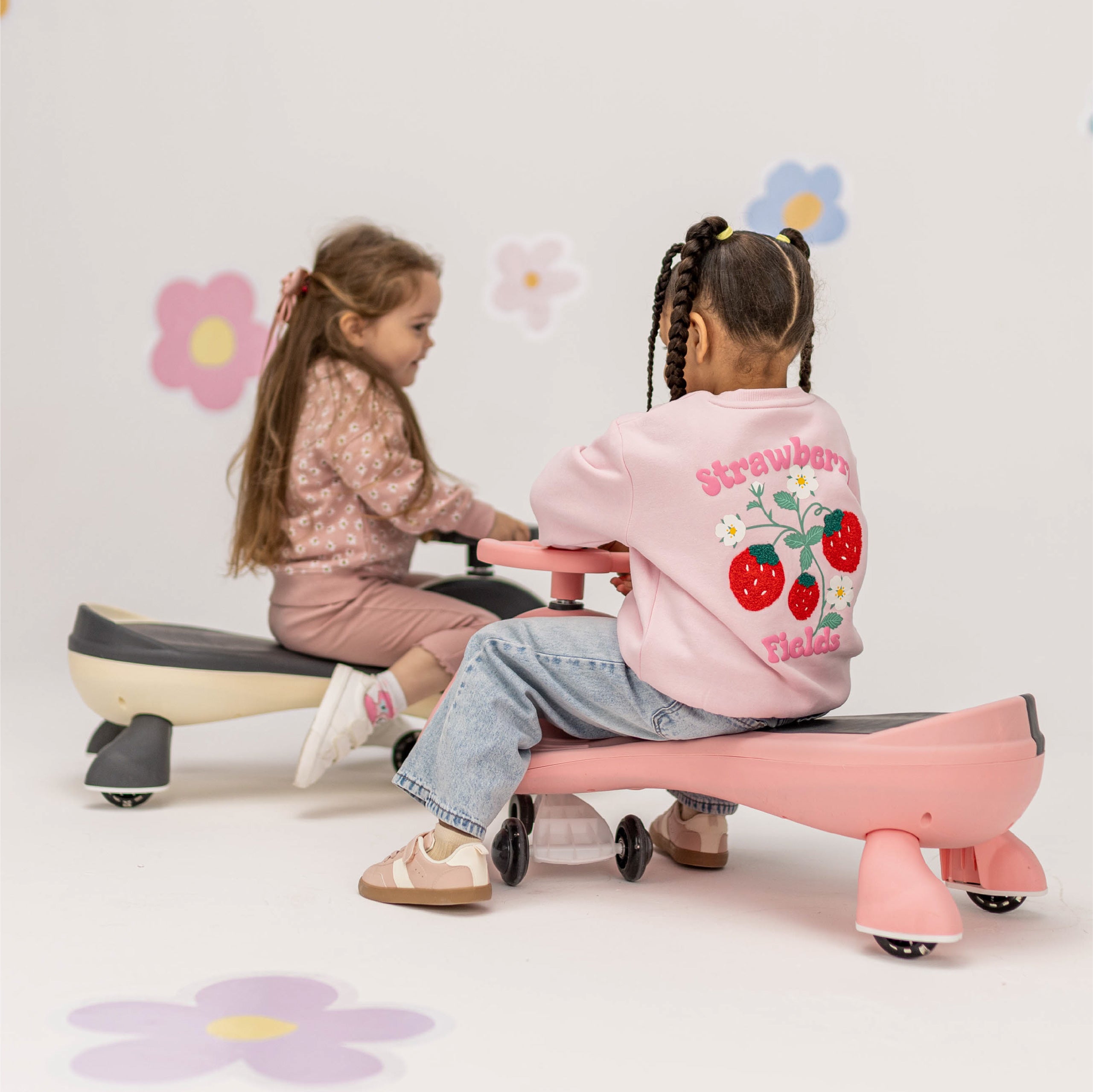 Cochecito infantil por gravedad con luces LED Tulano Focus 35 Pink