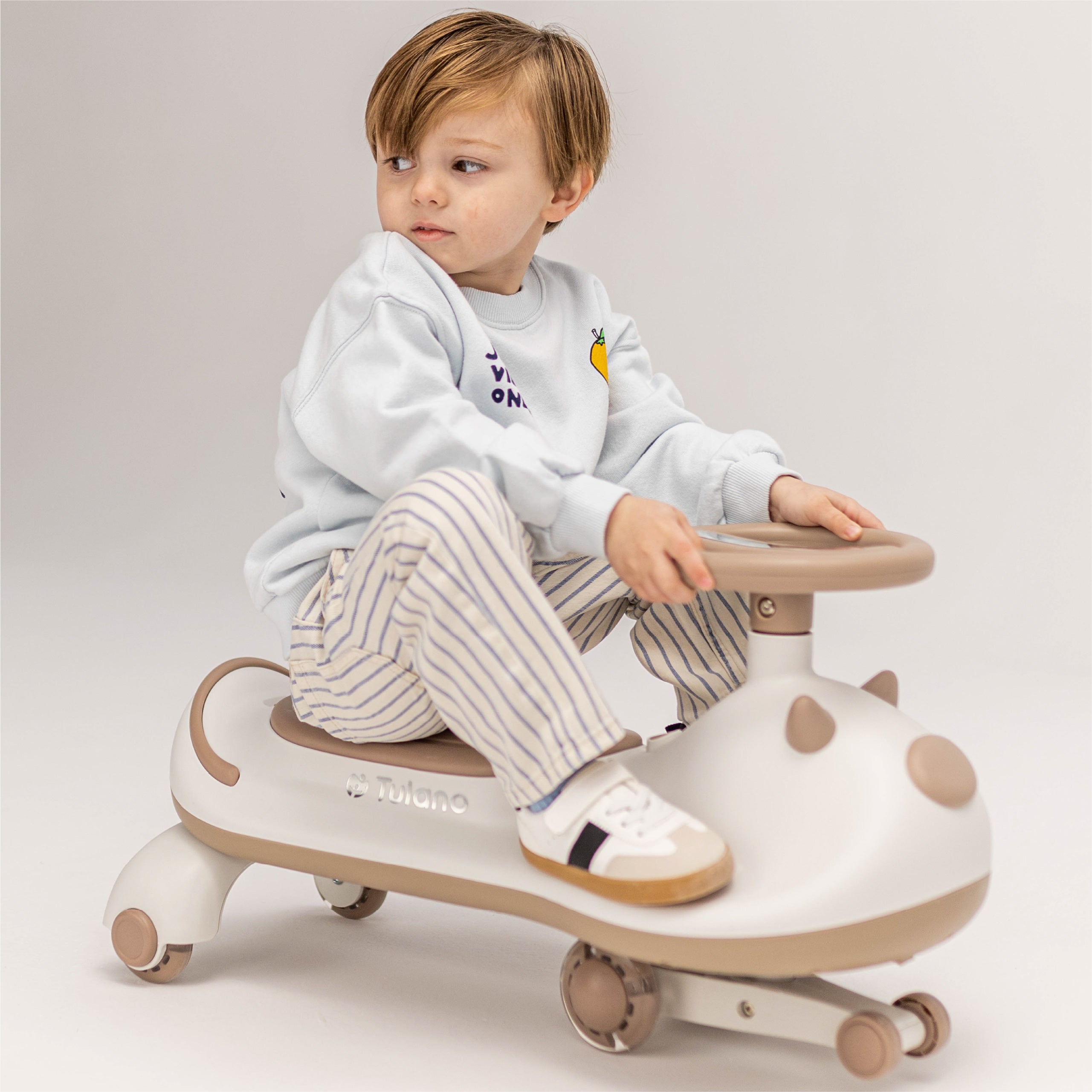 Cochecito infantil por gravedad con luces LED Tulano Focus 45 Grey