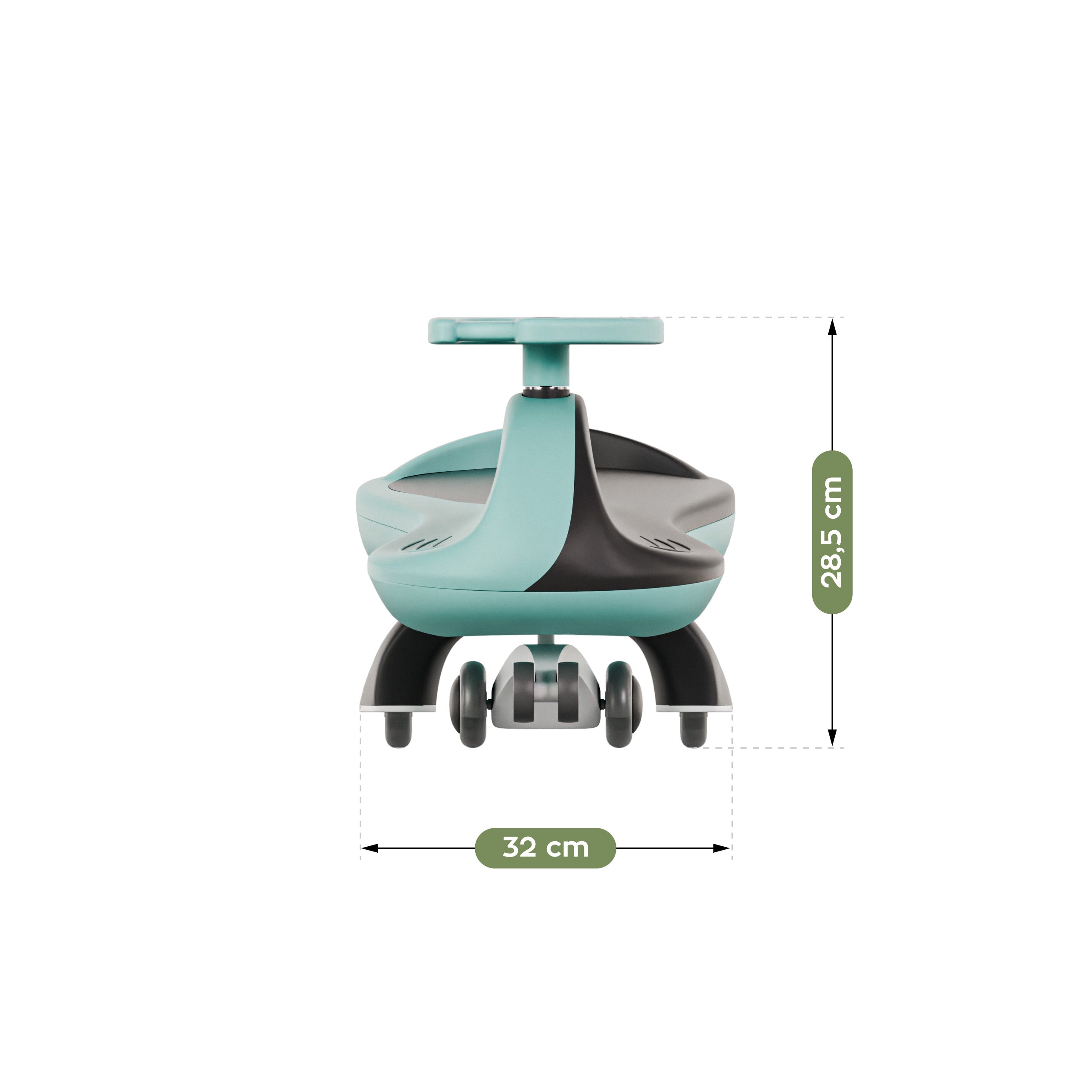 Cochecito infantil por gravedad con luces LED Tulano Focus 35