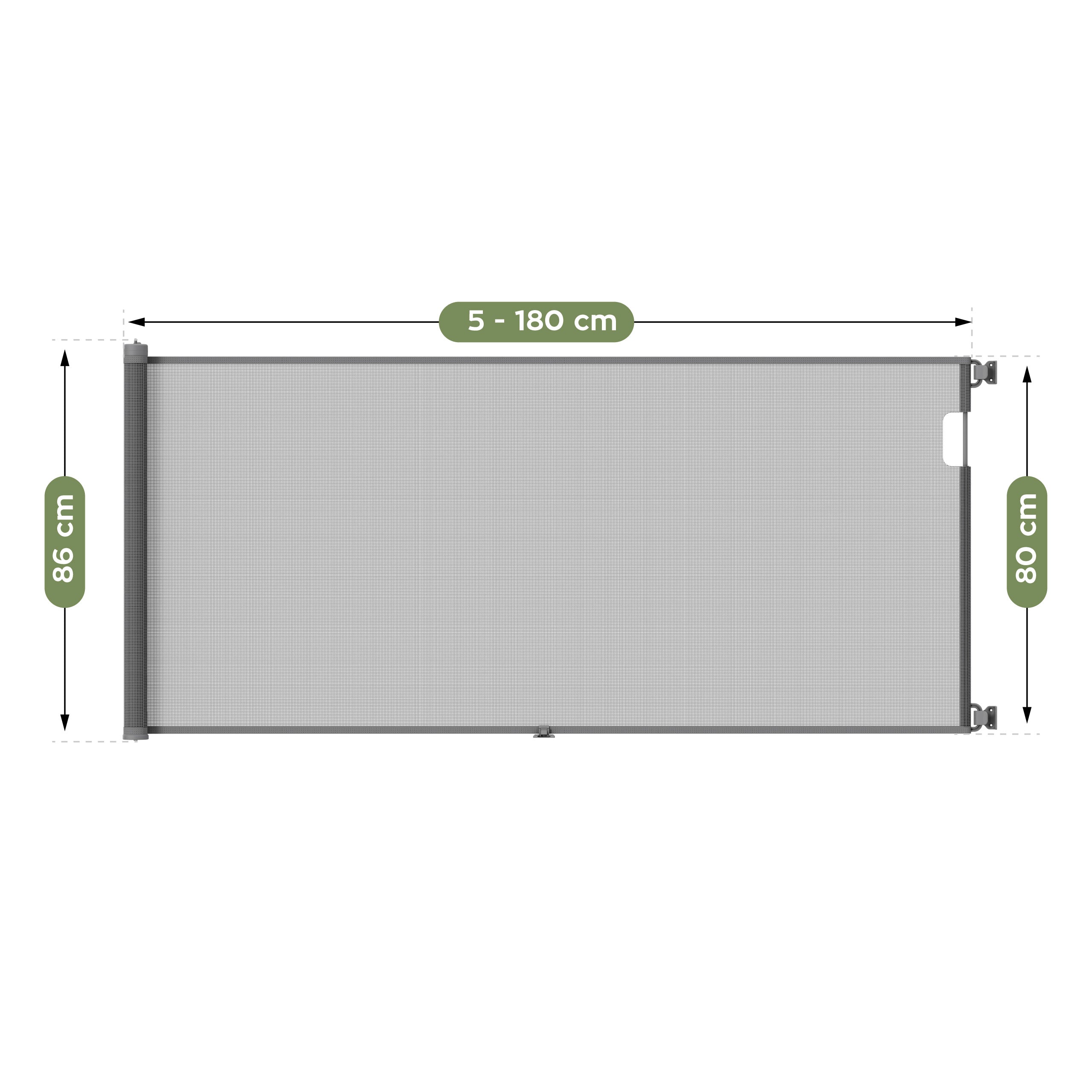 Porta desmontable de 180 cm Tulano Guardian 1.8