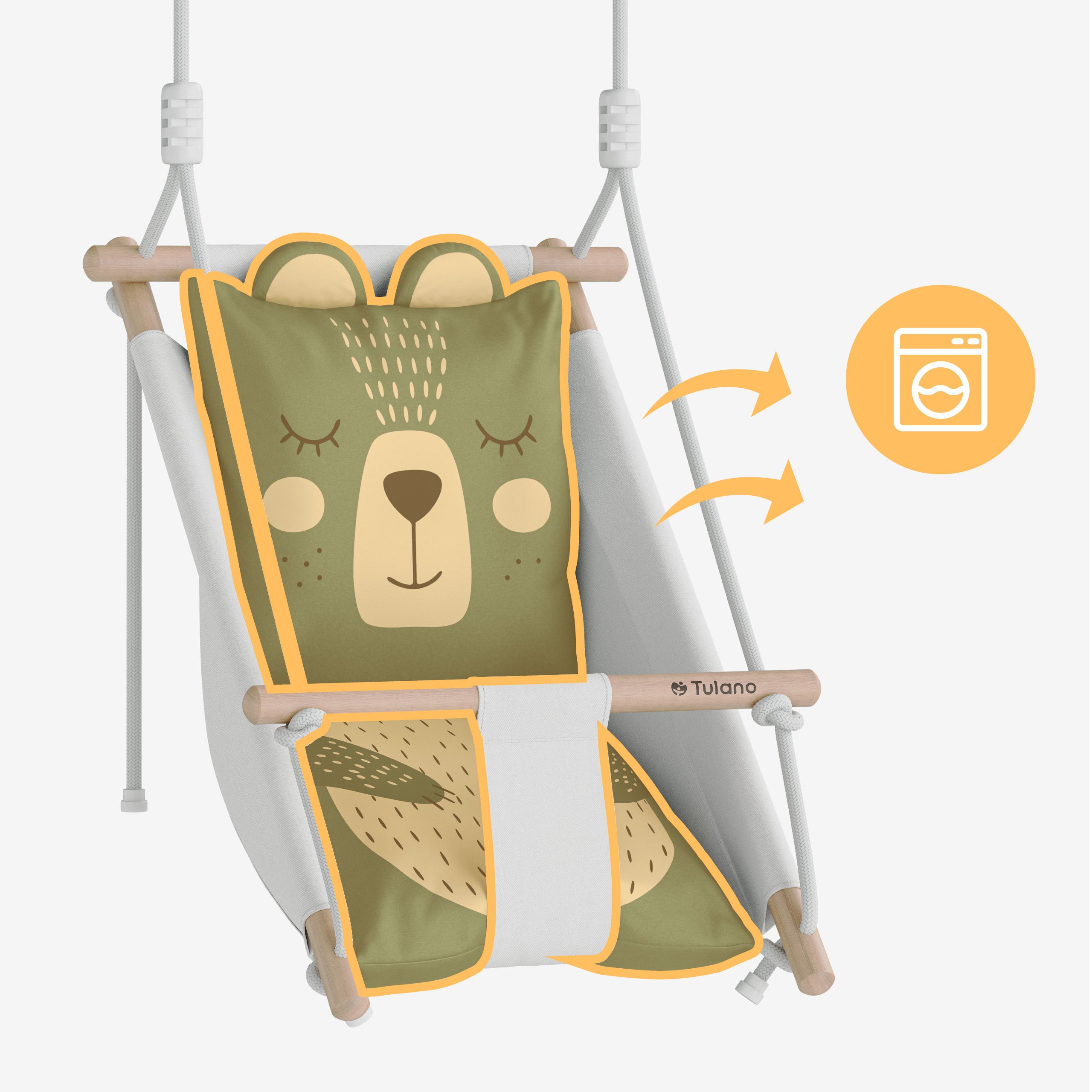 Columpio infantil Tulano Hop 45 Bear