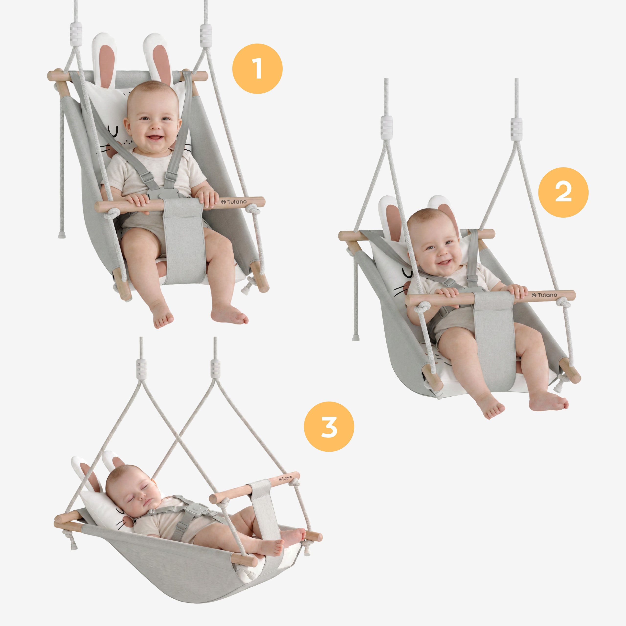Columpio infantil Tulano Hop 45 Rabbit