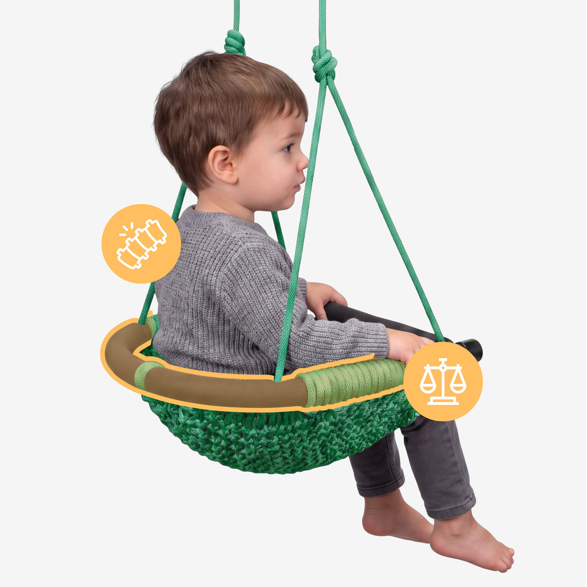 Columpio infantil Tulano Hop 50 Green