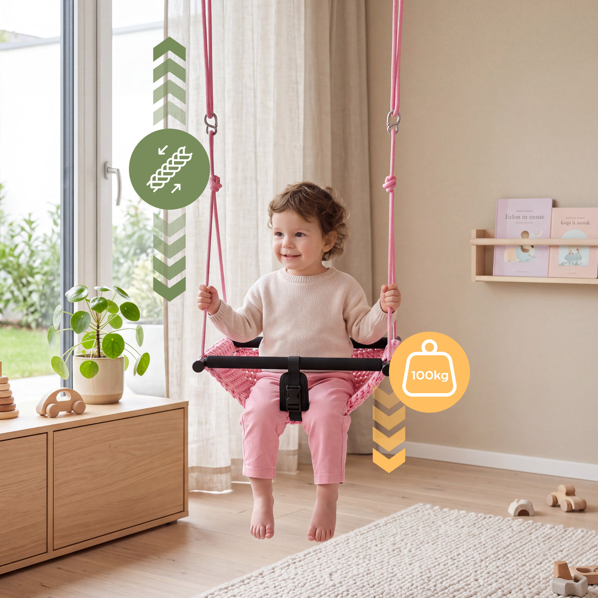 Columpio infantil Tulano Hop 50 Pink