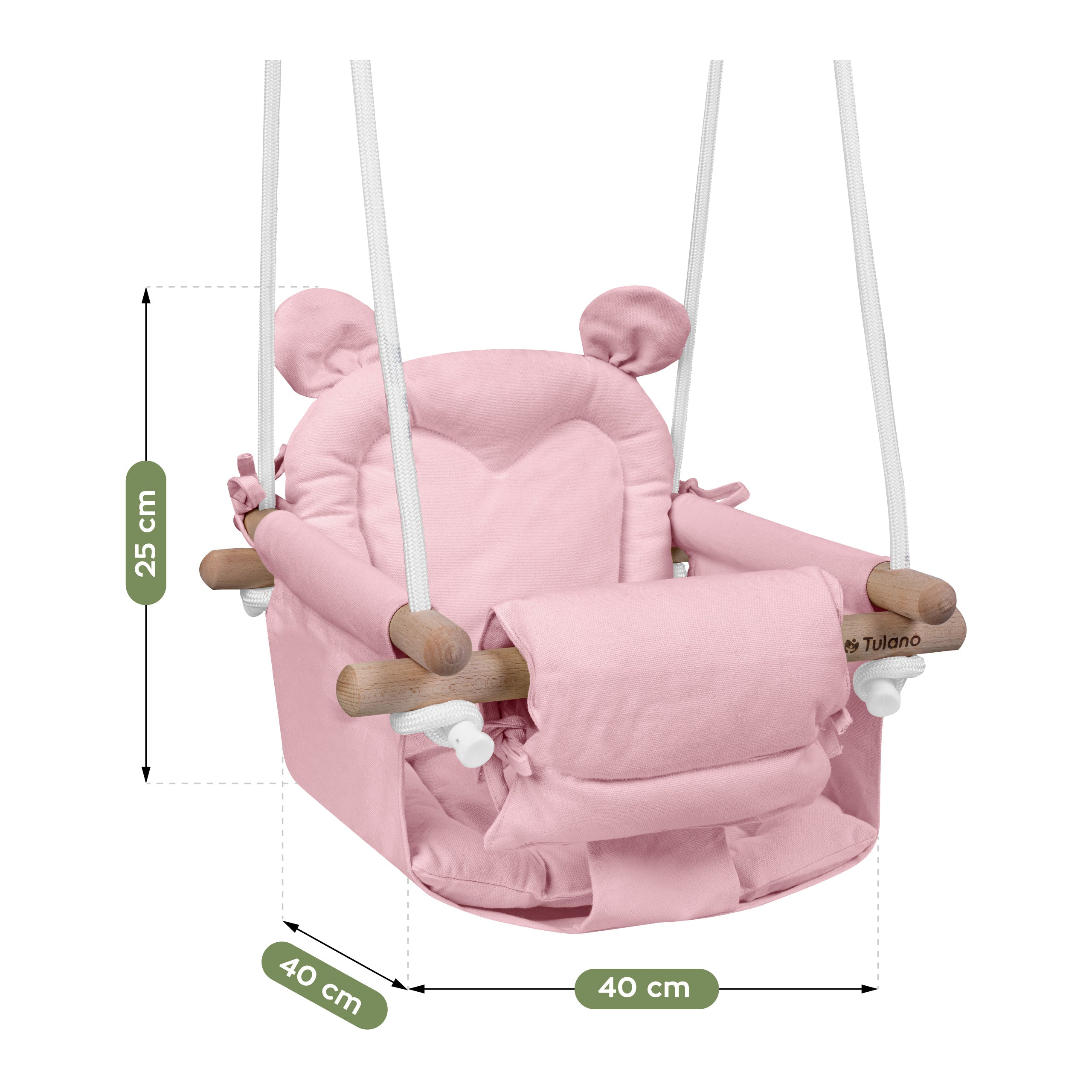 Columpio infantil TULANO Hop 30 Pink