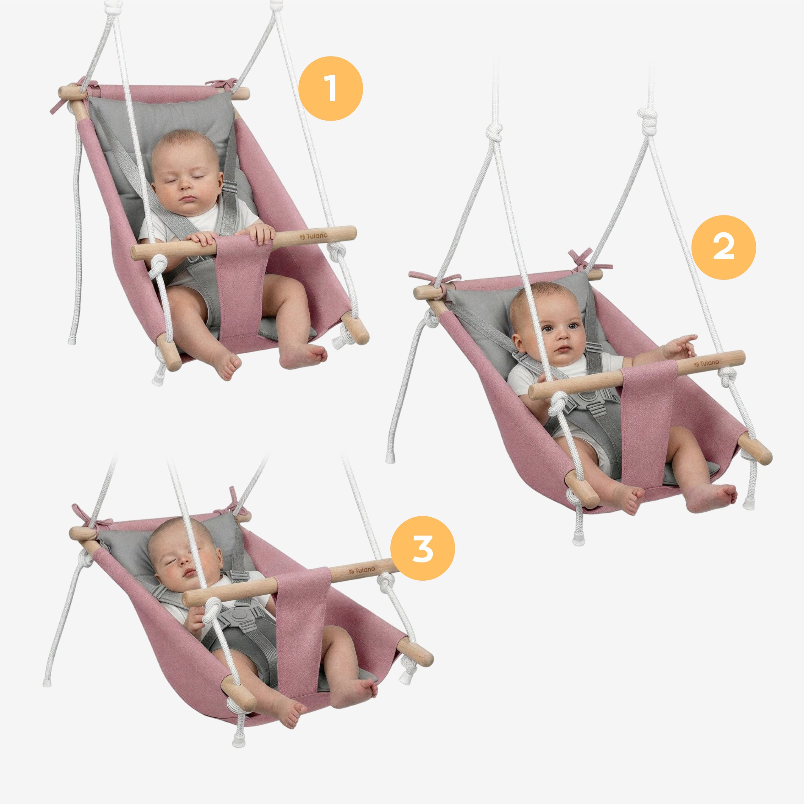 Columpio 3 en 1 para niños Hop 40