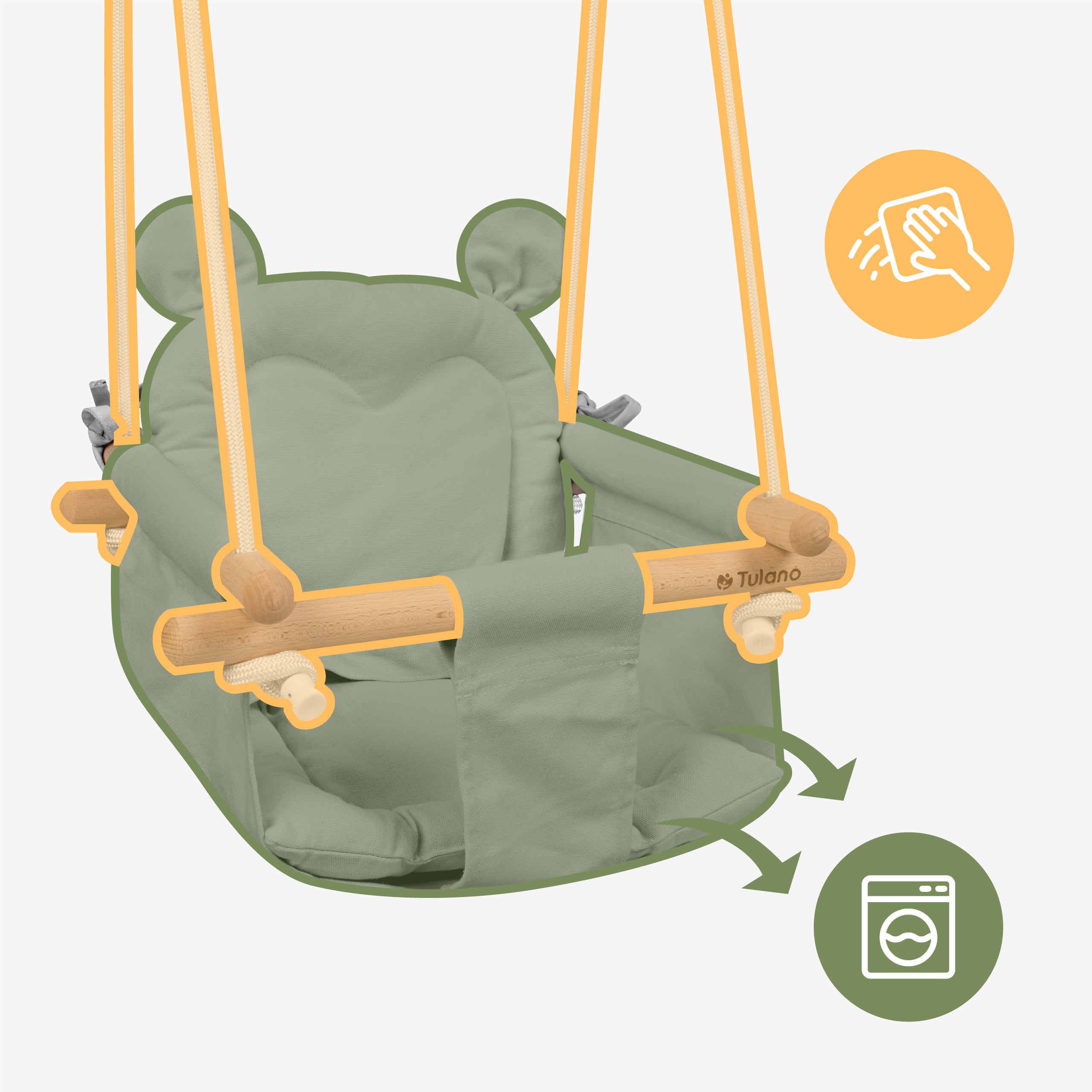 Materiales naturales y aptos para los niños