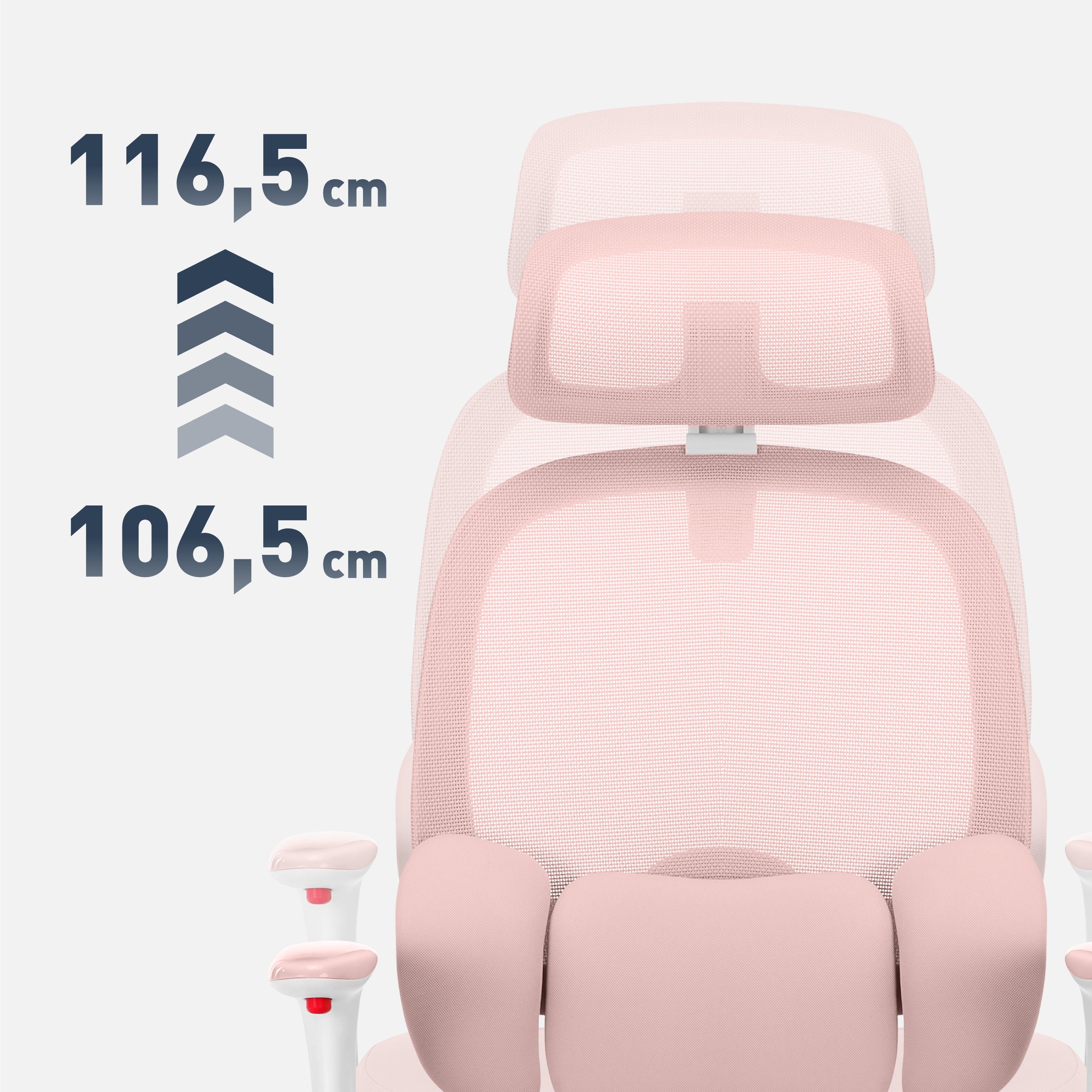 Altura ajustable: se adapta perfectamente al escritorio
