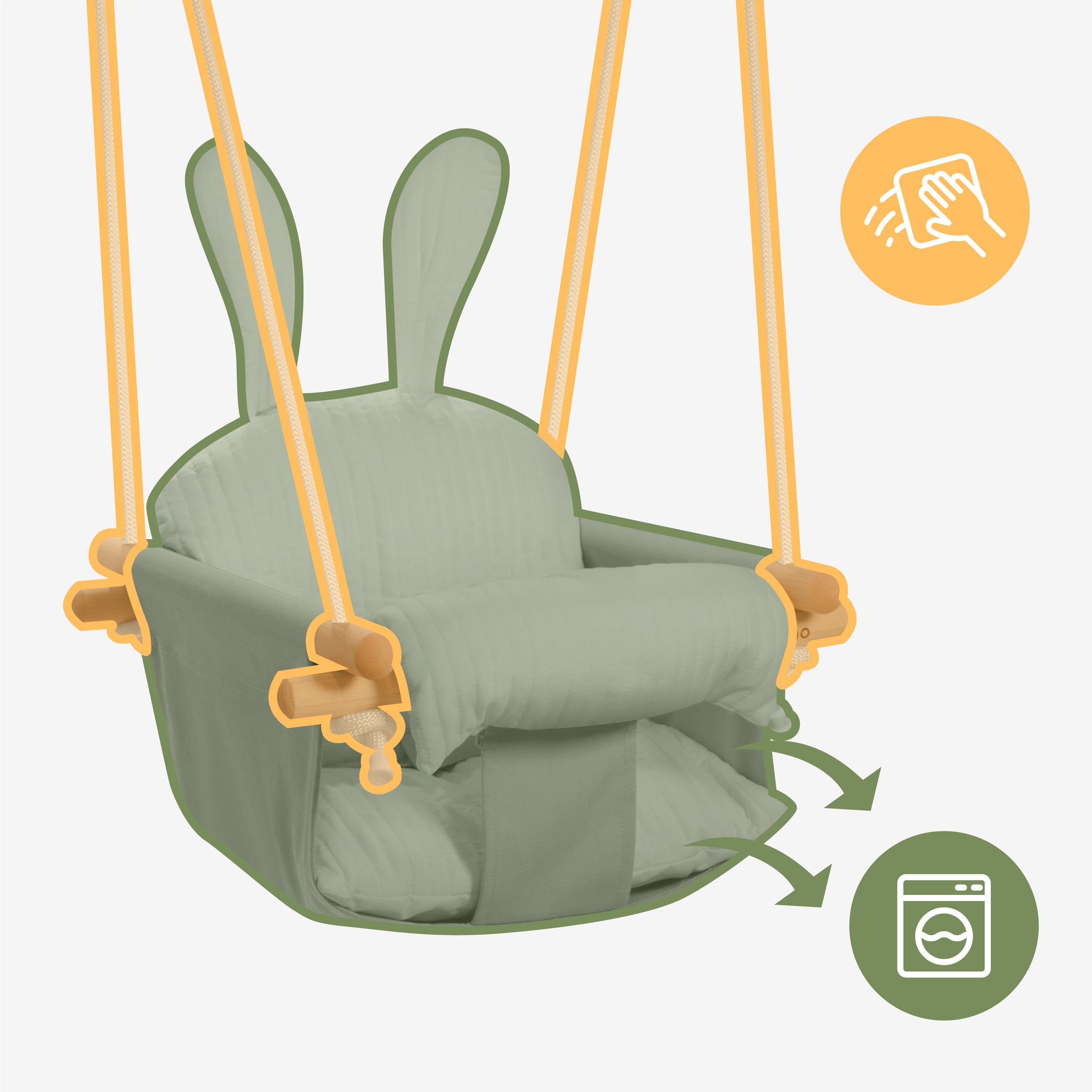 Materiales naturales y aptos para los niños