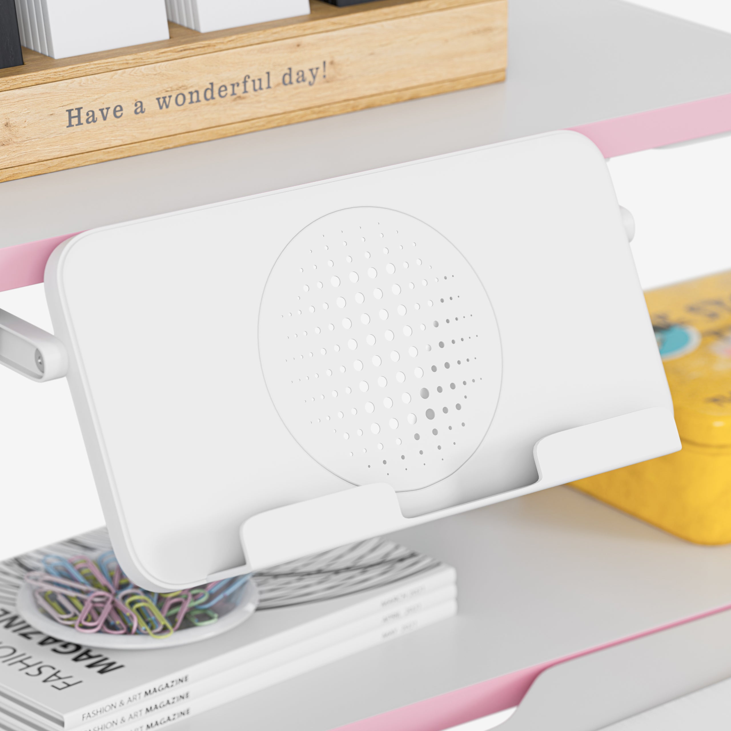 Soporte para libros: una función adicional del escritorio regulable para niños