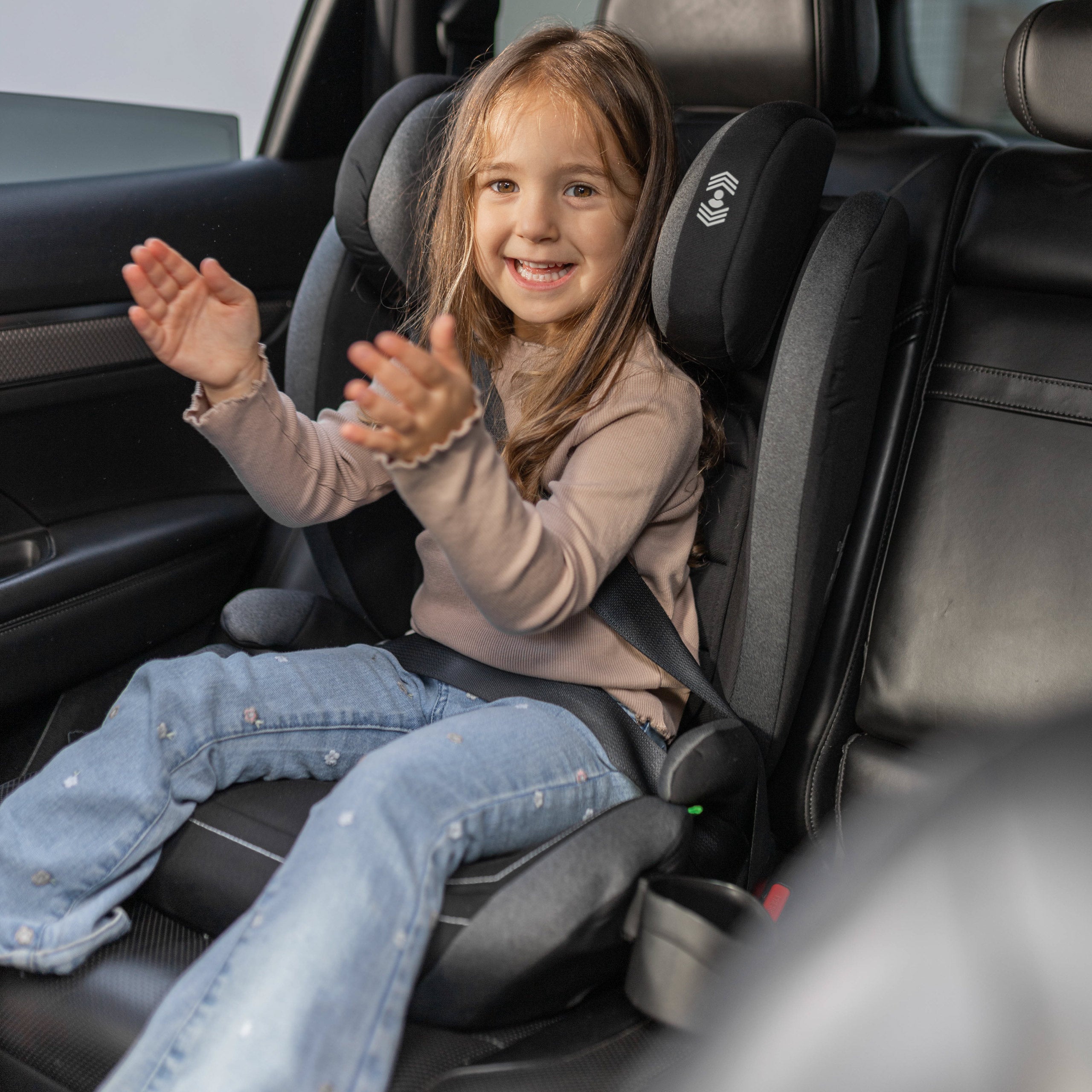 Silla de coche Tulano Joy 25 Negro-Gris 100-150 cm I-size