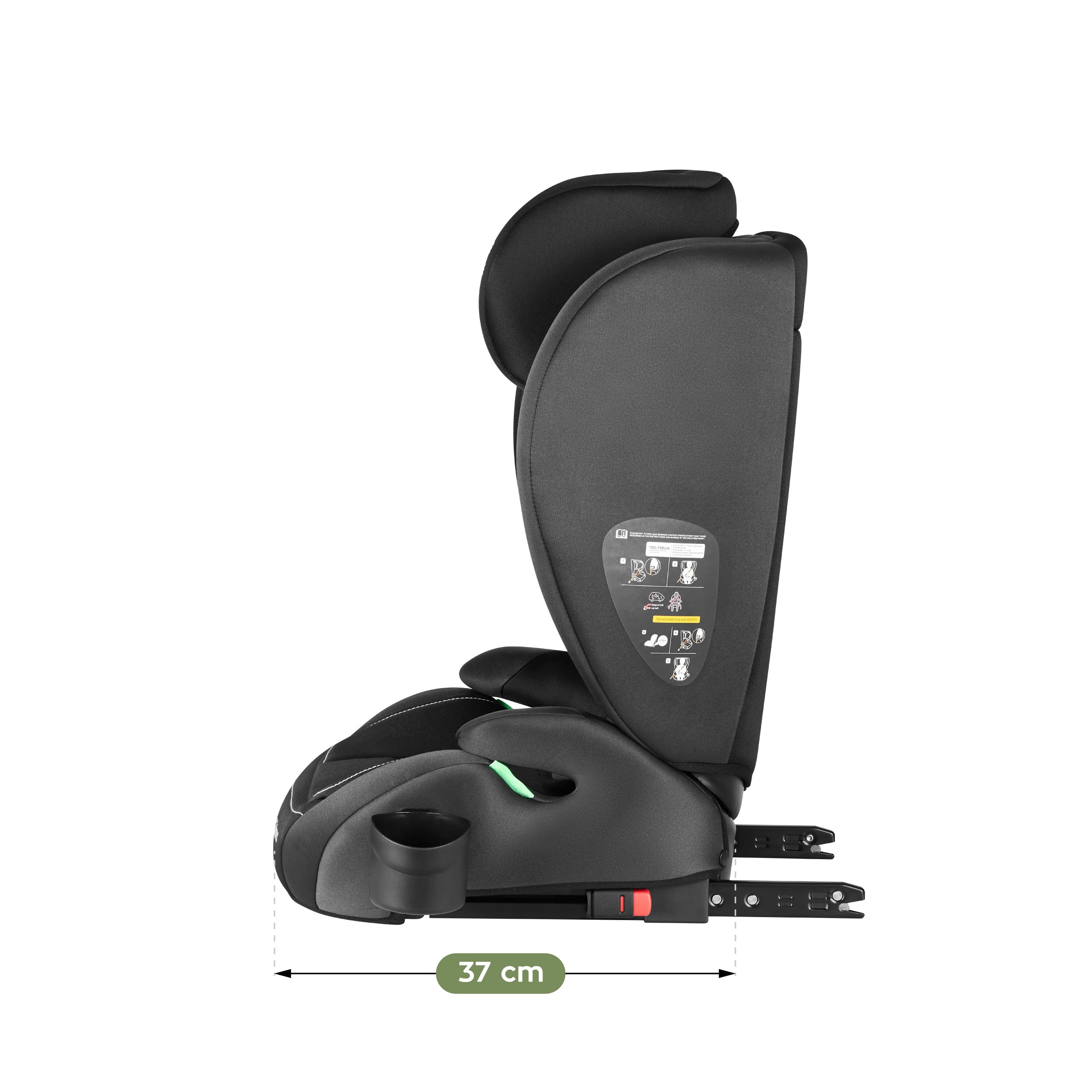 Silla de coche Tulano Joy 25 Negro-Gris 100-150 cm I-size