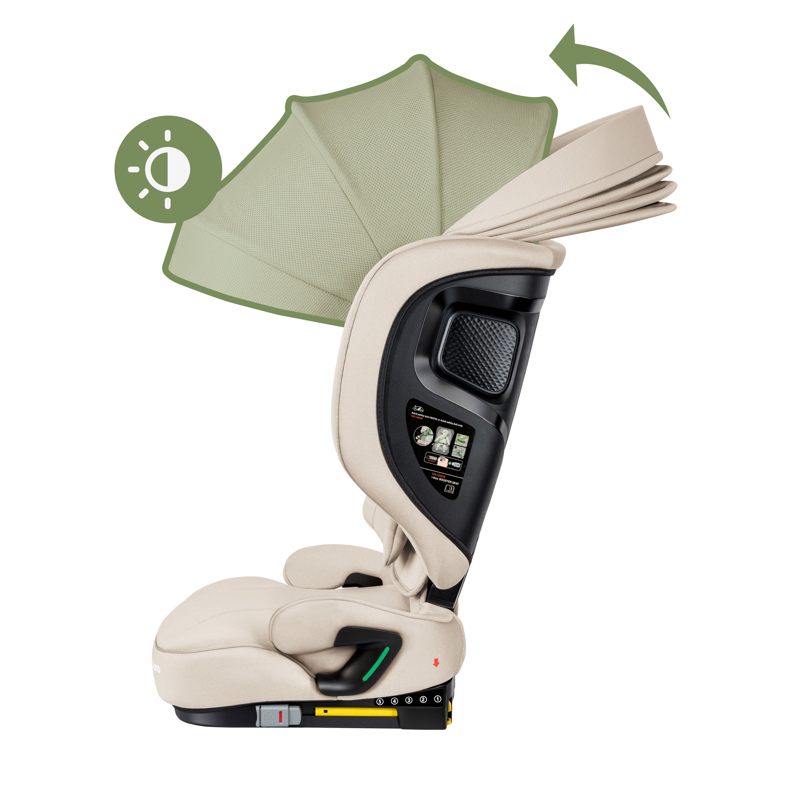 Silla de coche para niños de 100 a 150 cm Tulano Joy 55 Beige I-Size