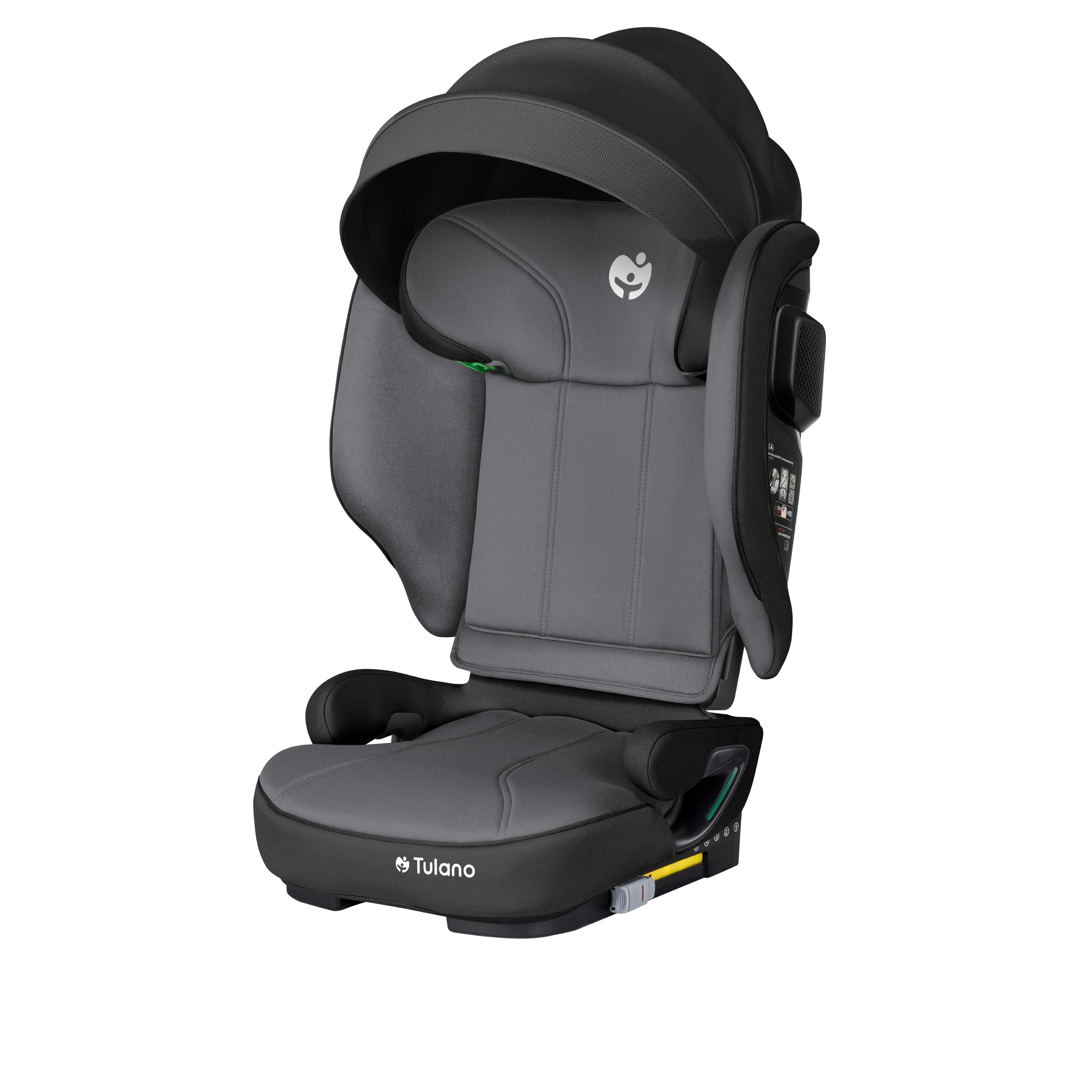 Silla de coche para niños de 100 a 150 cm Tulano Joy 55 Black-Grey I-Size