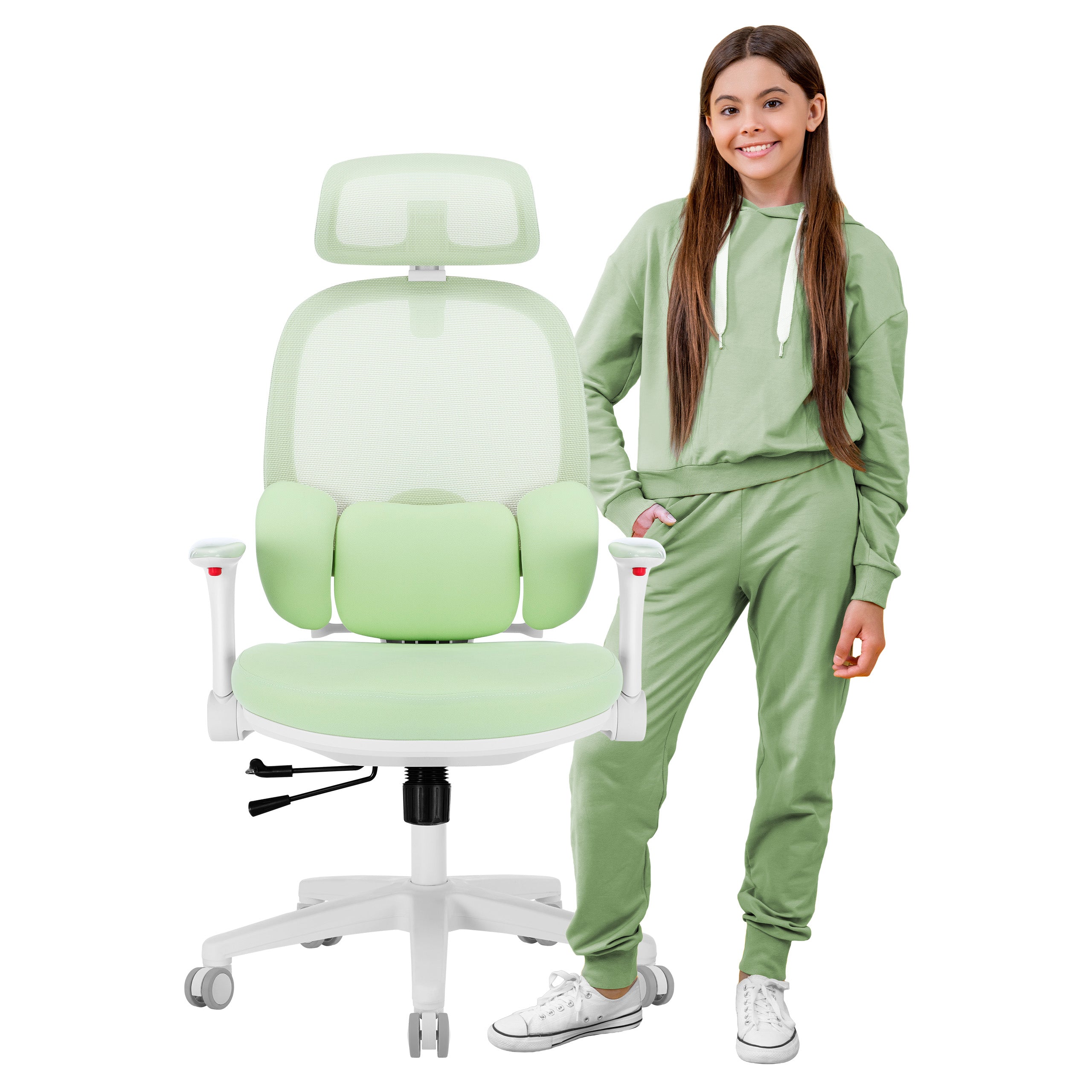 Silla ergonómica para niños Mark Adler Junior 6.3 Green